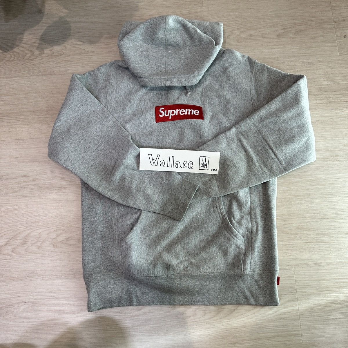 Supreme Box logo Grey FW14