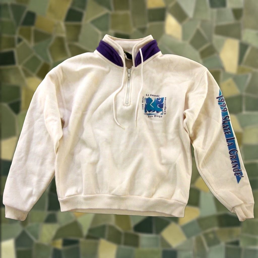 Vintage Vintage 1999 La Grande' San Diego Ice Skate Competition Sweatshirt Women Small Size S / US 4 / IT 40 - 1 Thumbnail