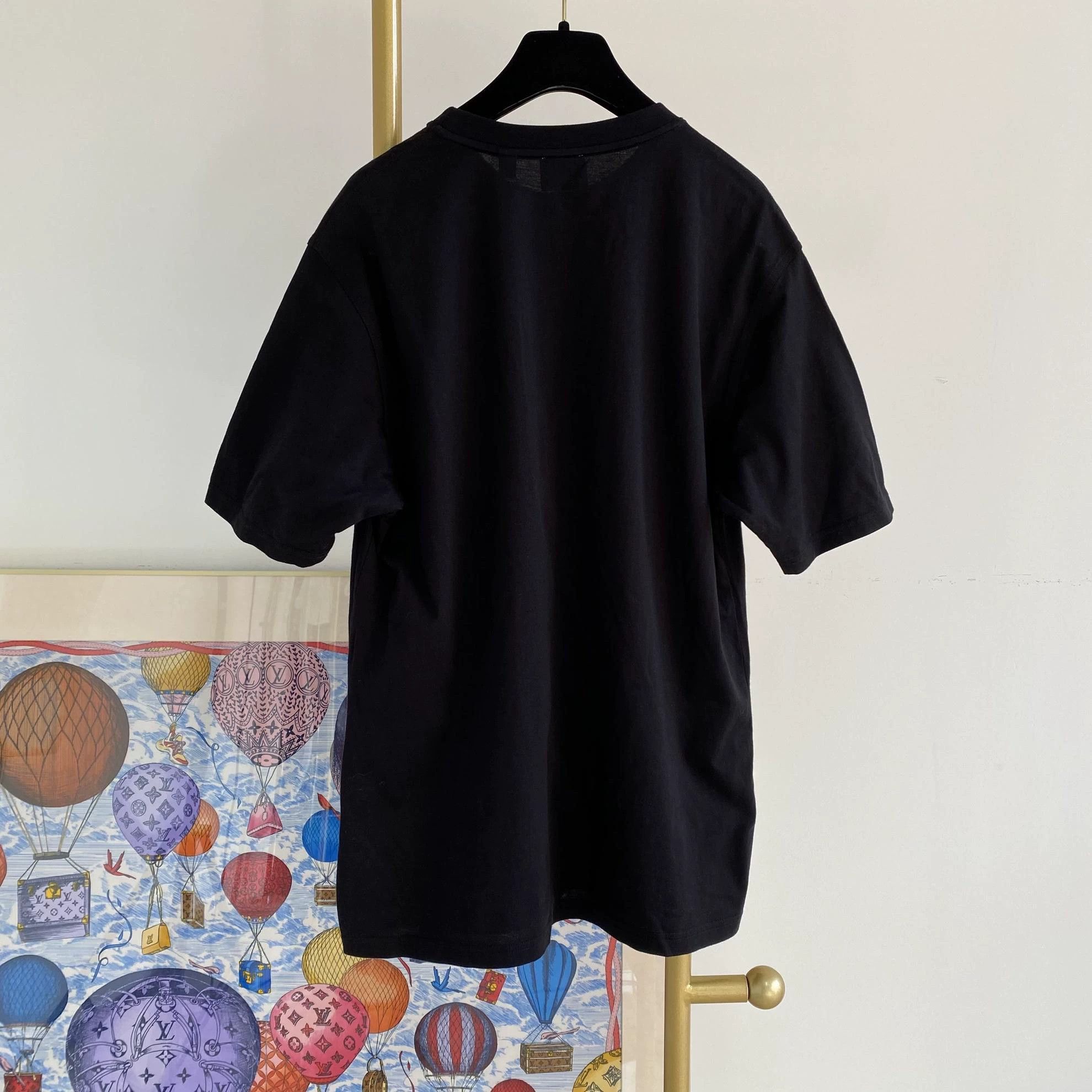 Burberry Burberry Letter Logo Black T-Shirt Size S Size US S / EU 44-46 / 1 - 2 Thumbnail