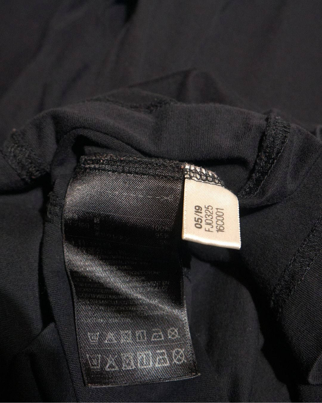 Y-3 FW19 Yohji Yamamoto Velvet Text LS Shirt Size US L / EU 52-54 / 3 - 10 Thumbnail