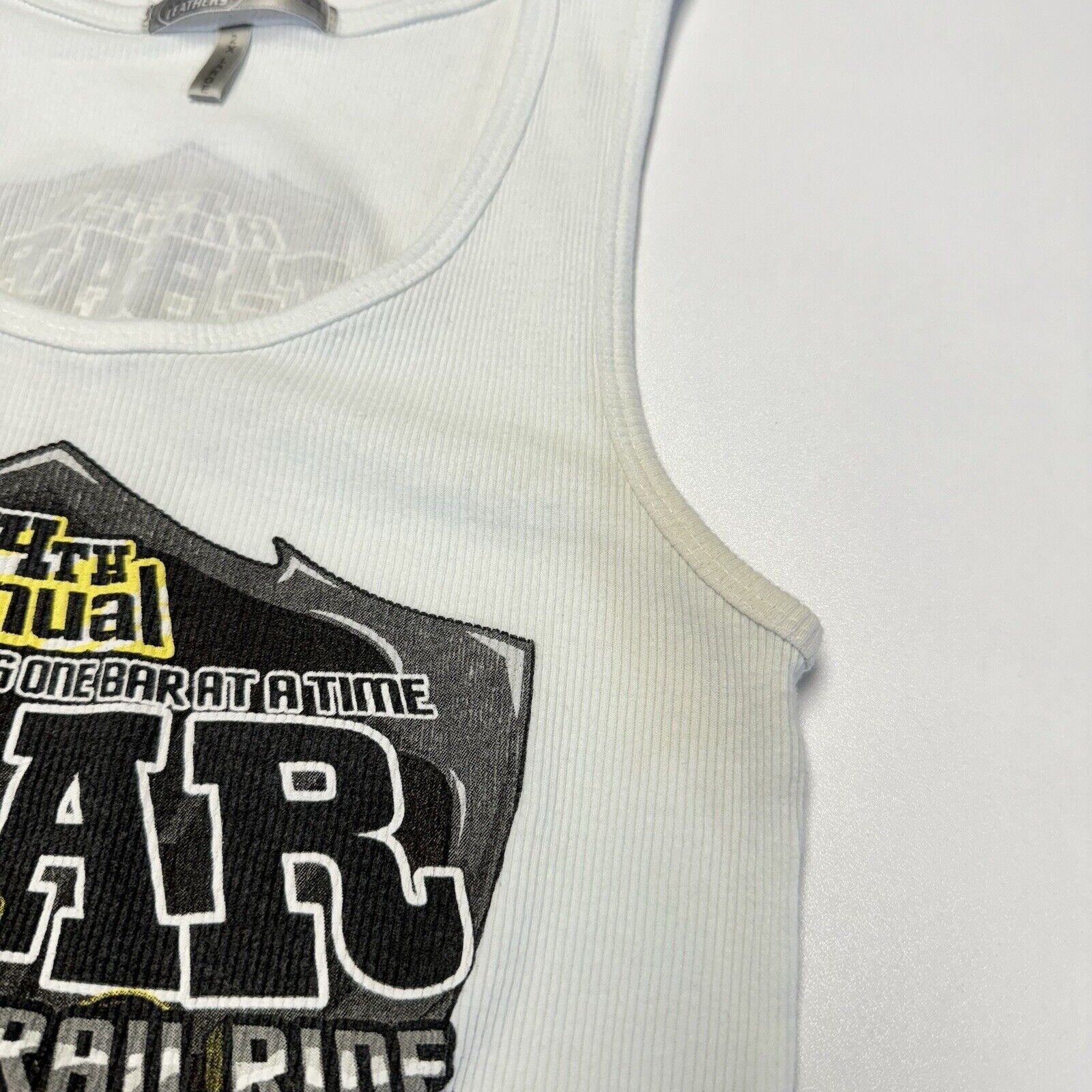 Other Hot Leathers Biker Week Shirt Womens 2XL White Tank Top Stre Size XXL / US 16-18 / IT 52-54 - 5 Thumbnail