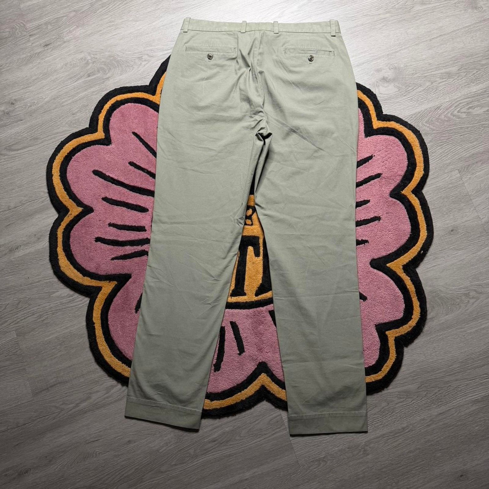 Brooks Brothers Brooks Brothers Slim Fit Casual Chino Pants Size 34x32 Green Size US 34 / EU 50 - 7 Thumbnail