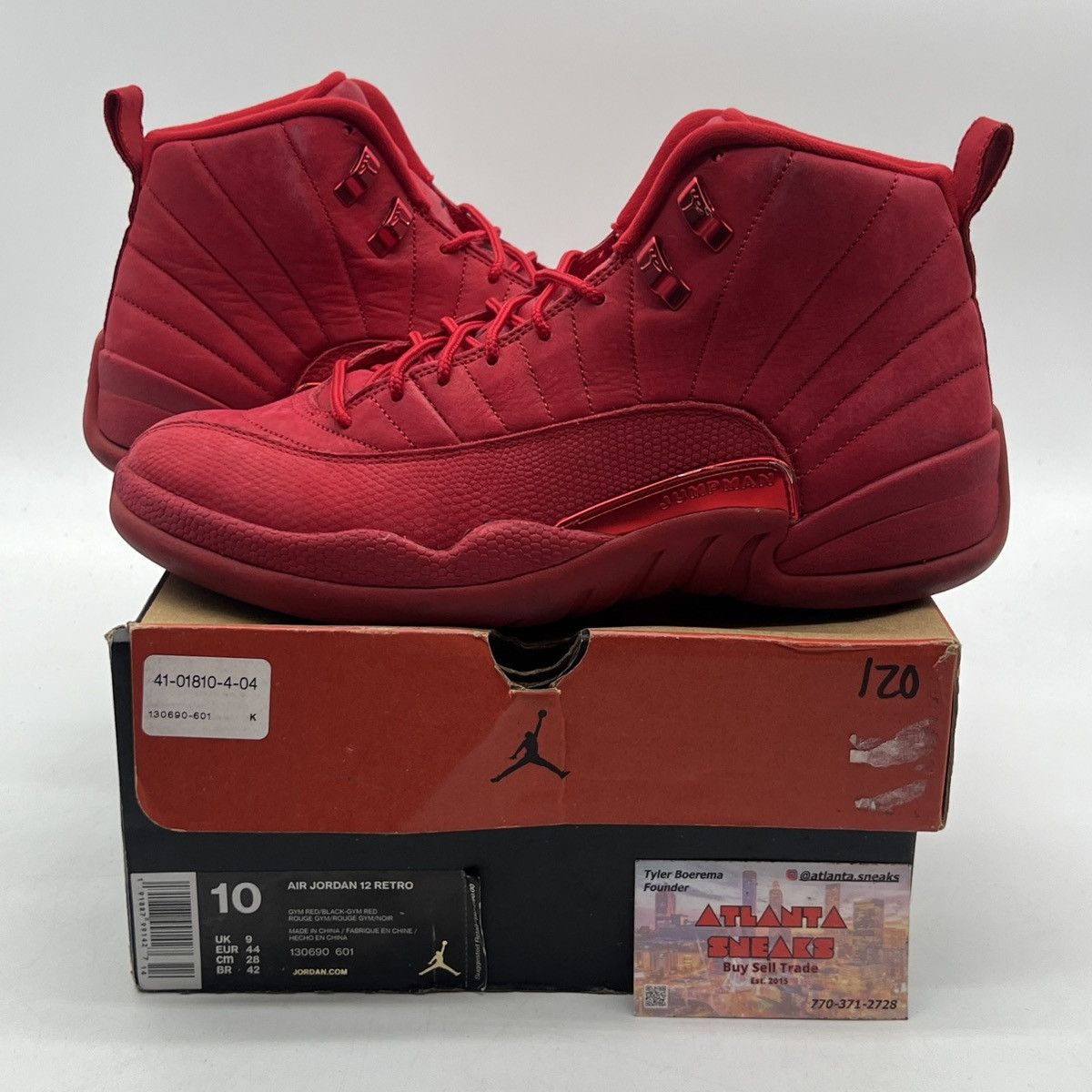 Jordan Brand Air Jordan 12 gym red Size US 10 / EU 43 - 1 Thumbnail