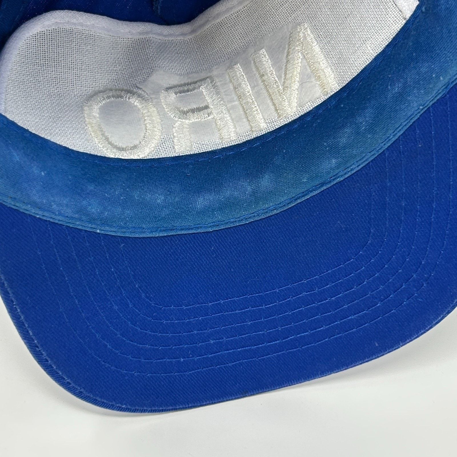 Vintage Vintage Niro Hat Cap Blue 90s 5 Panel A-Frame Snapback Rope Size ONE SIZE - 5 Thumbnail