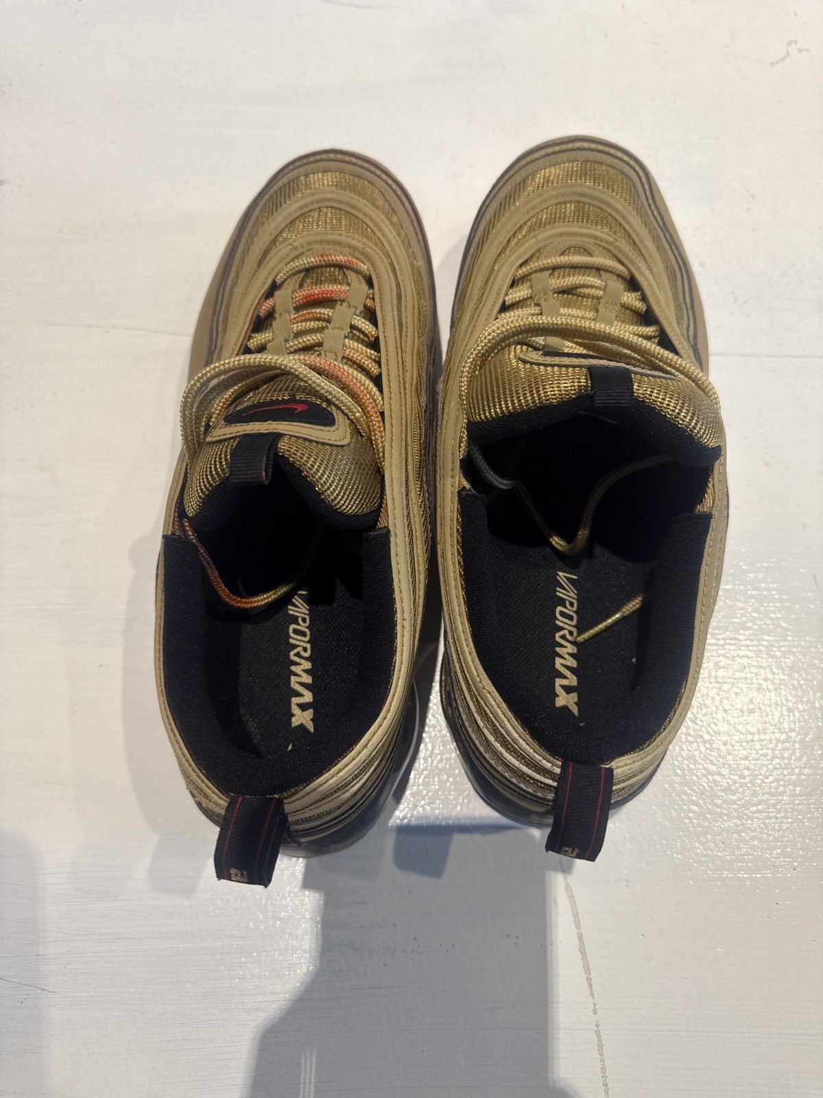 Nike Nike - 2018 Air Vapormax 97 Metallic Gold Size US 11 / EU 44 - 7 Thumbnail