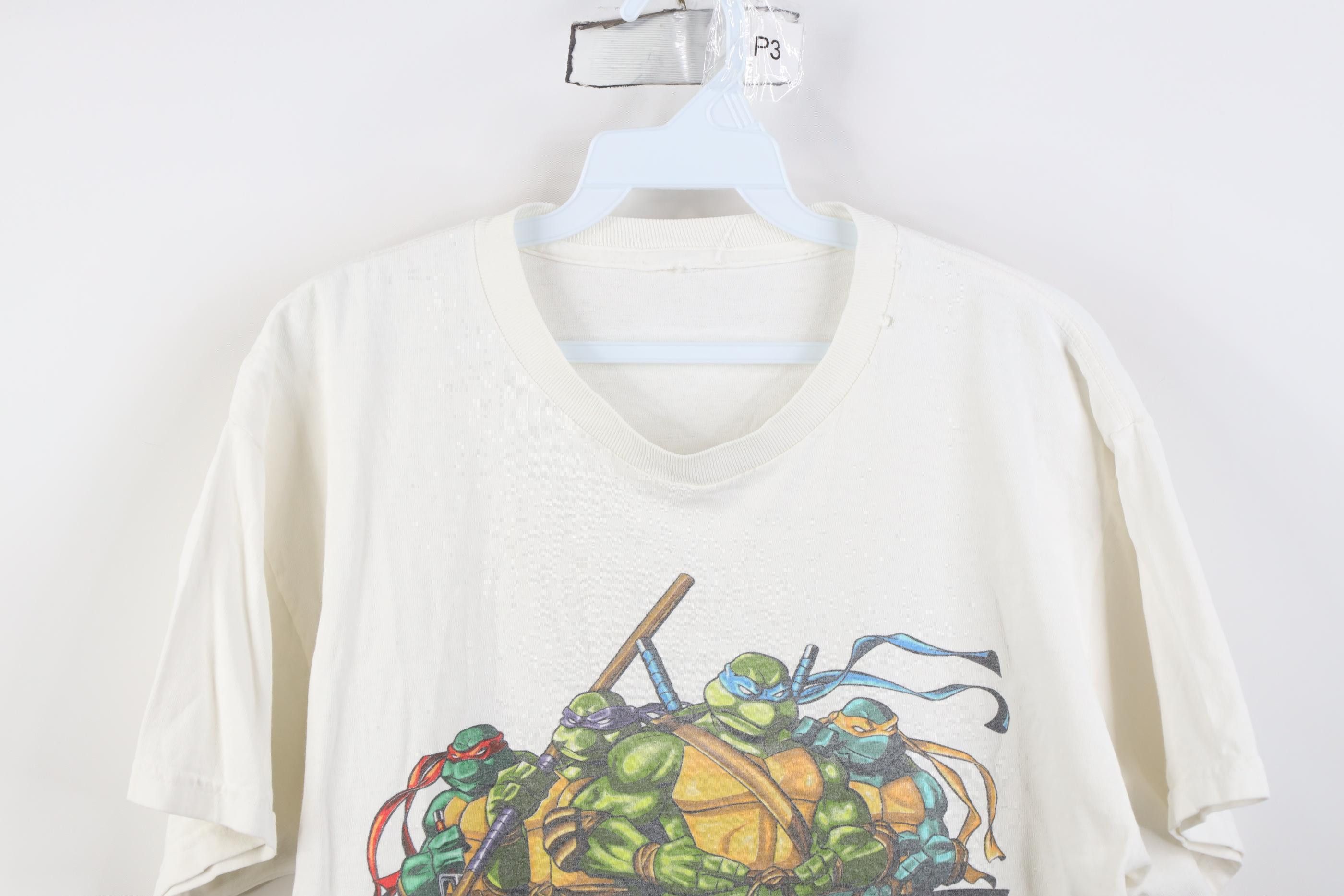 Vintage Vintage Y2K 2003 Teenage Mutant Ninja Turtles Promo T-Shirt Size US M / EU 48-50 / 2 - 2 Thumbnail