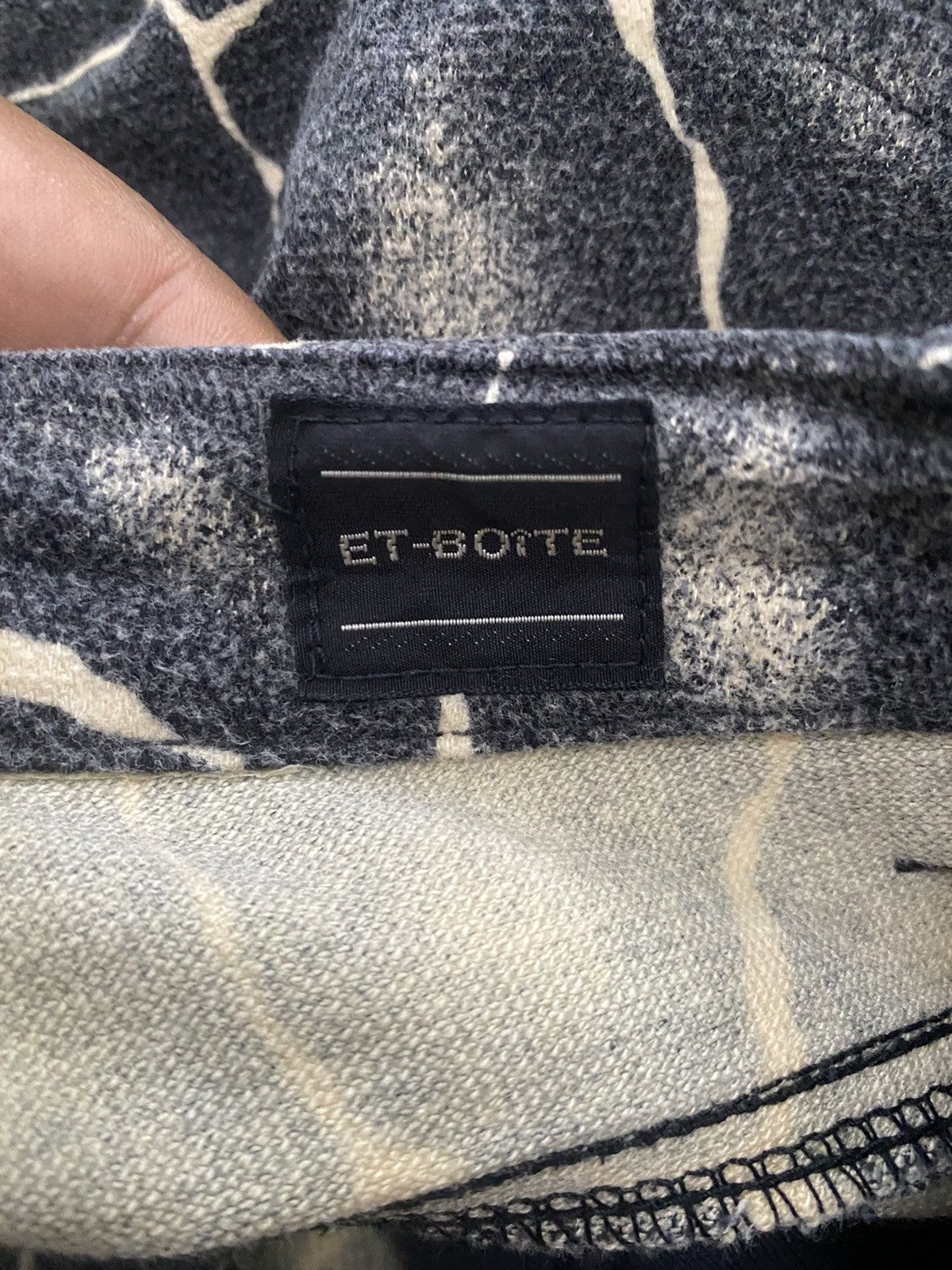 If Six Was Nine Abstract Et-Boite Slim Casual Pants Low Rise Japan Brand Size US 27 - 6 Thumbnail