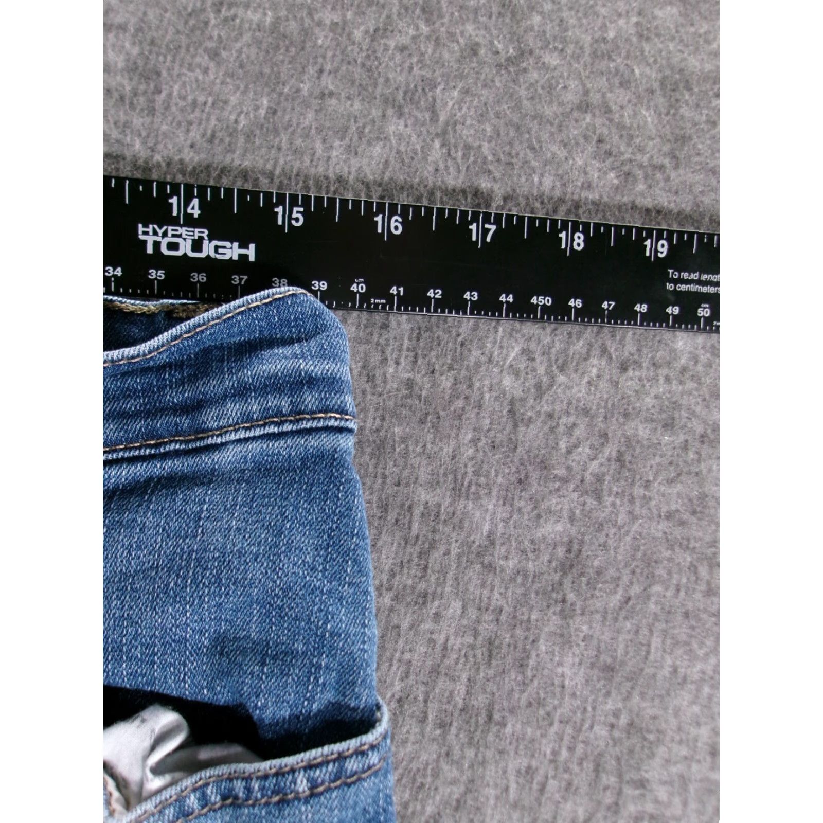 Lee Lee Jeans Women 12P Petite Blue Classic Fit Straight Medium Wash Capsule Causal Size 34" / US 12 / IT 48 - 4 Thumbnail