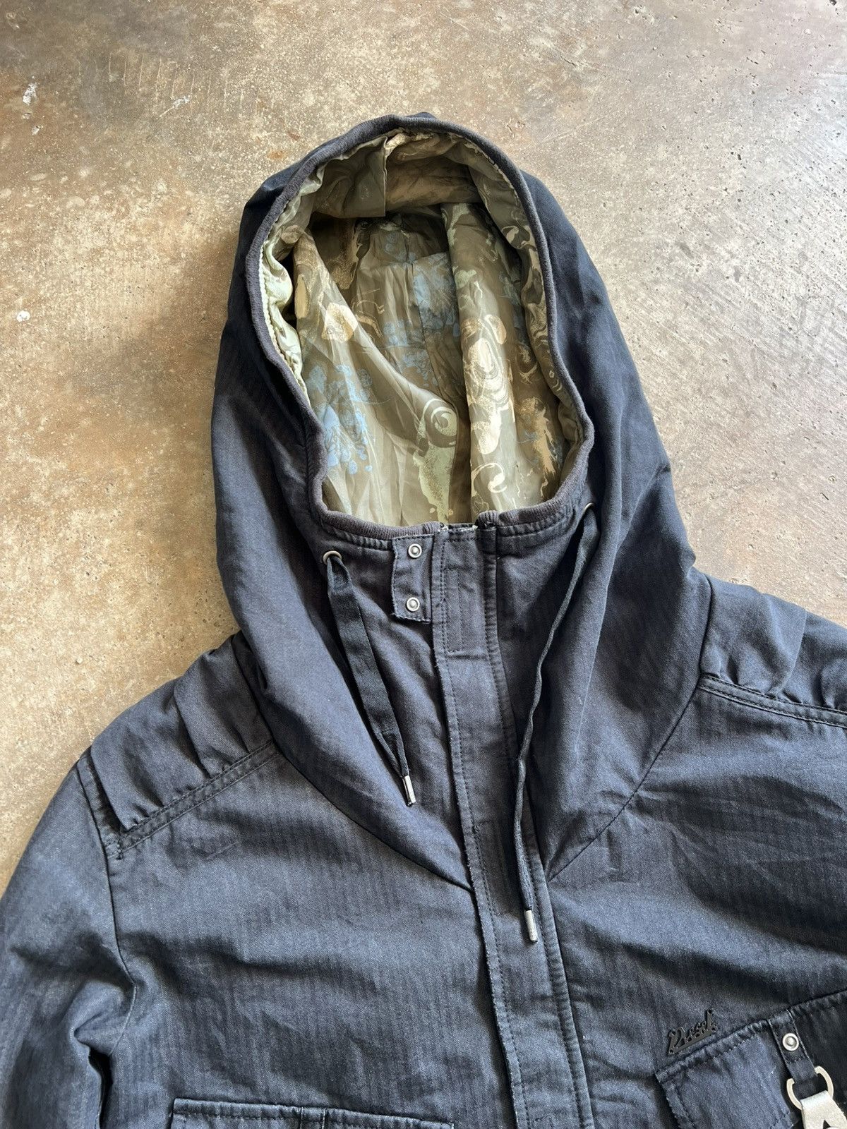 Diesel Vintage Diesel Military Cropped Hoodie Jacket Size US S / EU 44-46 / 1 - 6 Thumbnail