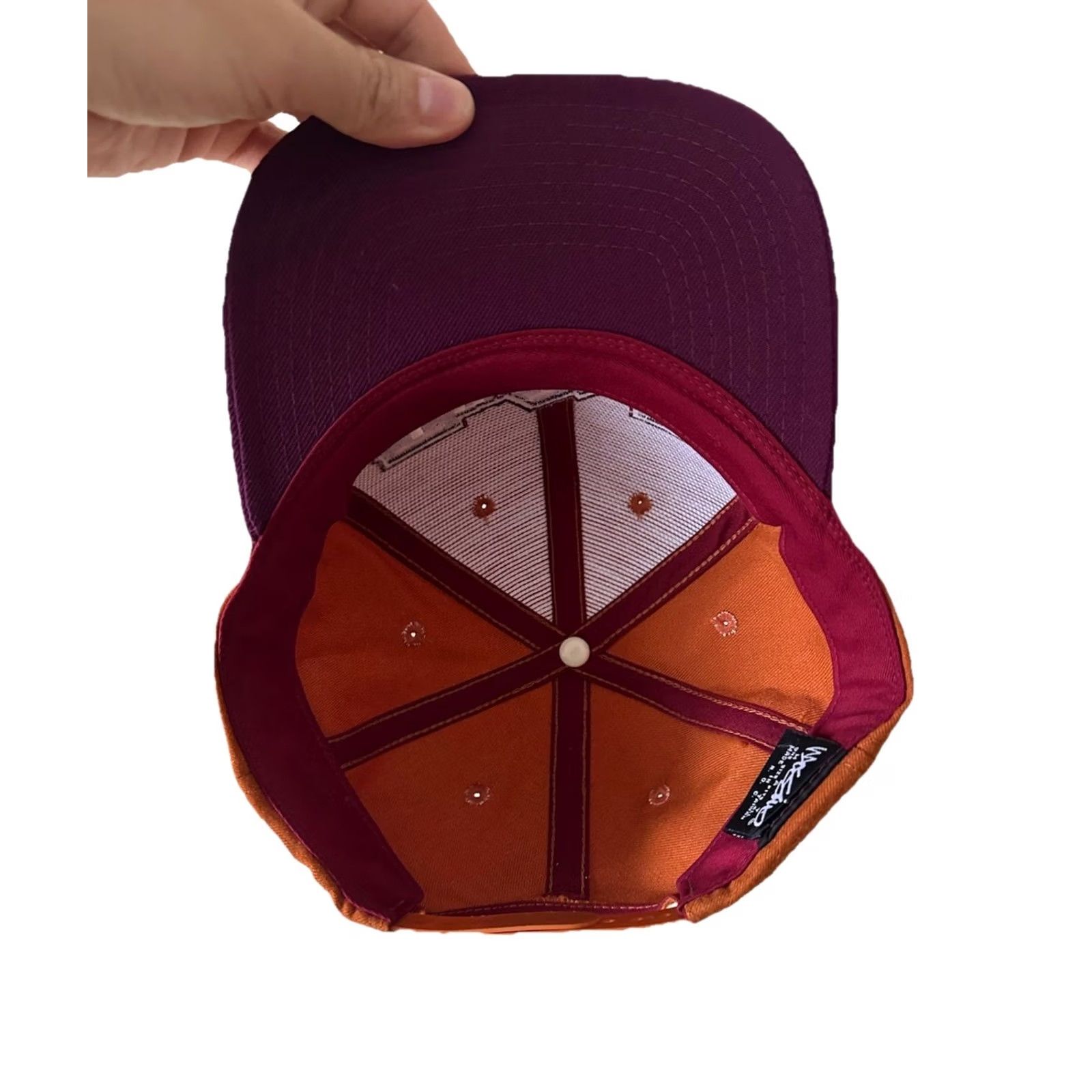 Mossimo VINTAGE Mossimo Anime SnapBack Hat 90s Orange Wool Adjustable One Size Men Boys Mens Womens 90s RARE NWOT Stussy Skate Streetwear Taiwan Size ONE SIZE - 5 Thumbnail