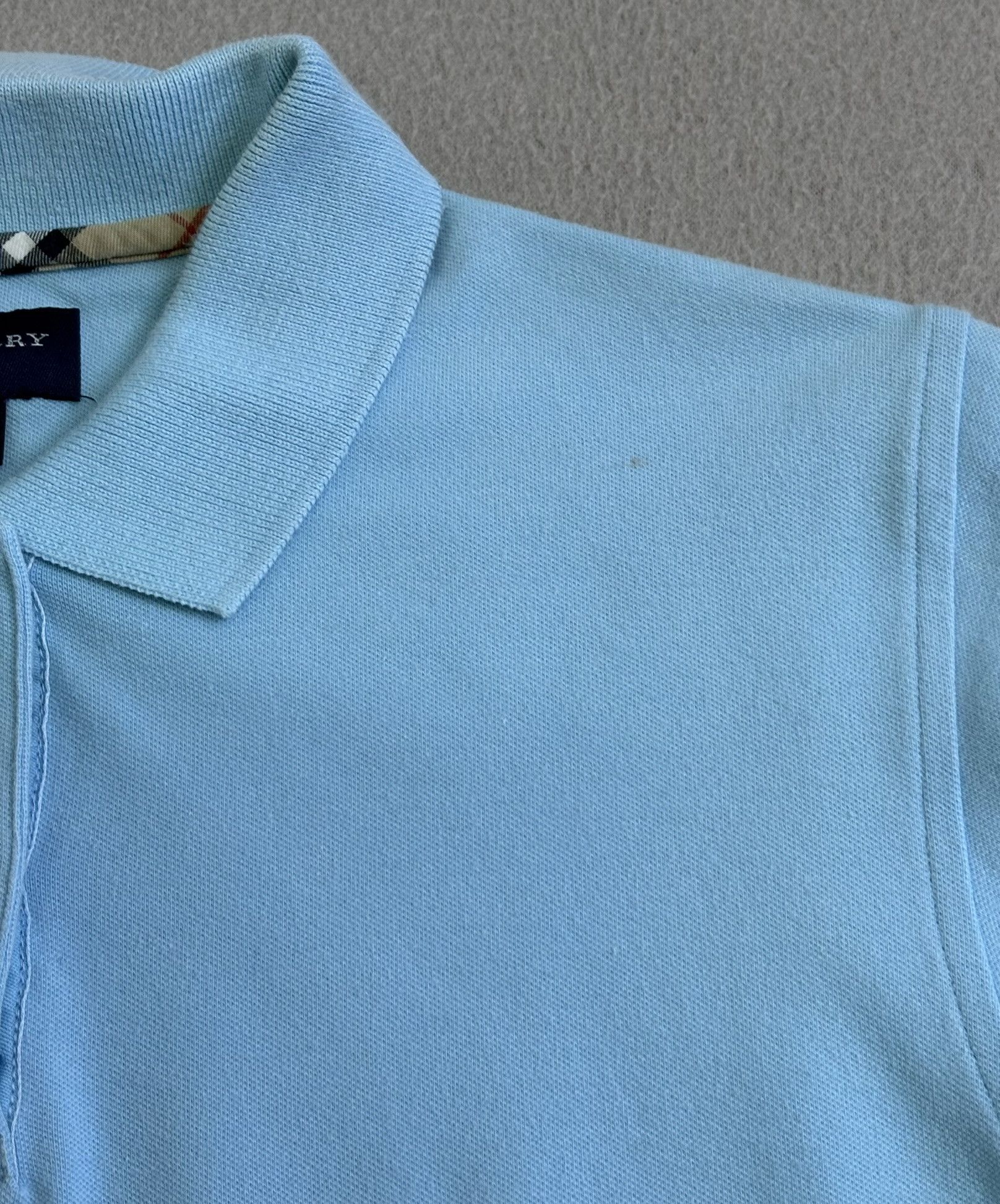 Burberry × Vintage Burberry Polo Golf vintage baby blue Medium Size M / US 6-8 / IT 42-44 - 9 Thumbnail