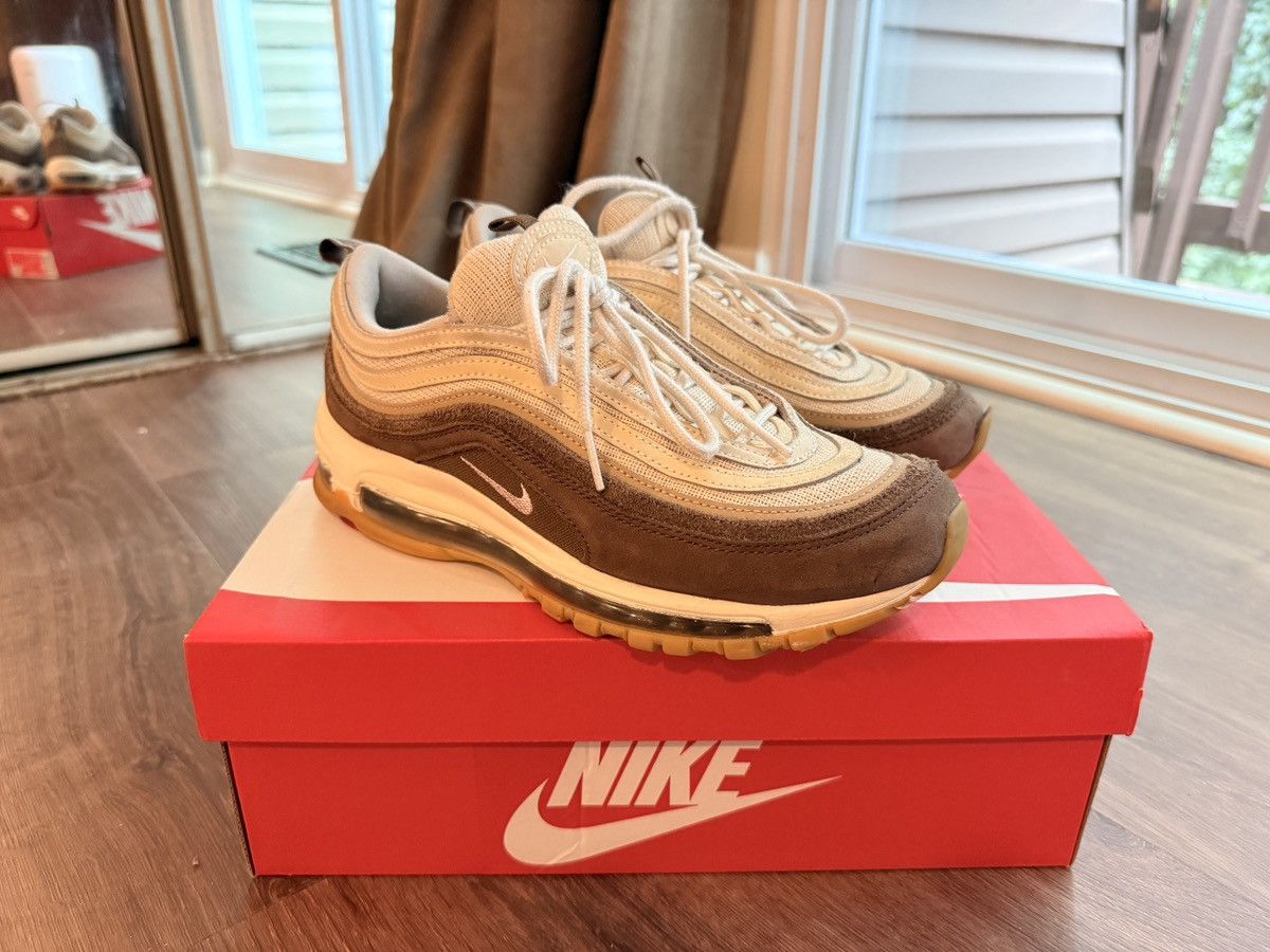 Nike Nike Airmax 97 Premium “Medium Brown” Size US 8 / EU 41 - 1 Thumbnail