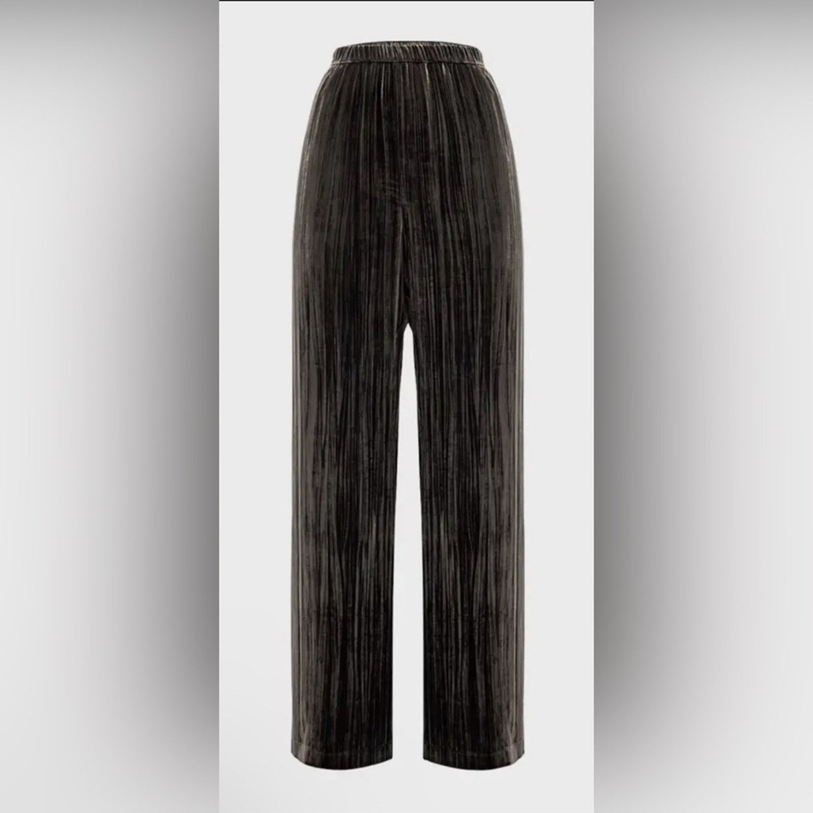 Enza Costa NEW Enza Costa $395 Silk Textured Velvet Pants XS Size 26" / US 2 / IT 38 - 4 Thumbnail