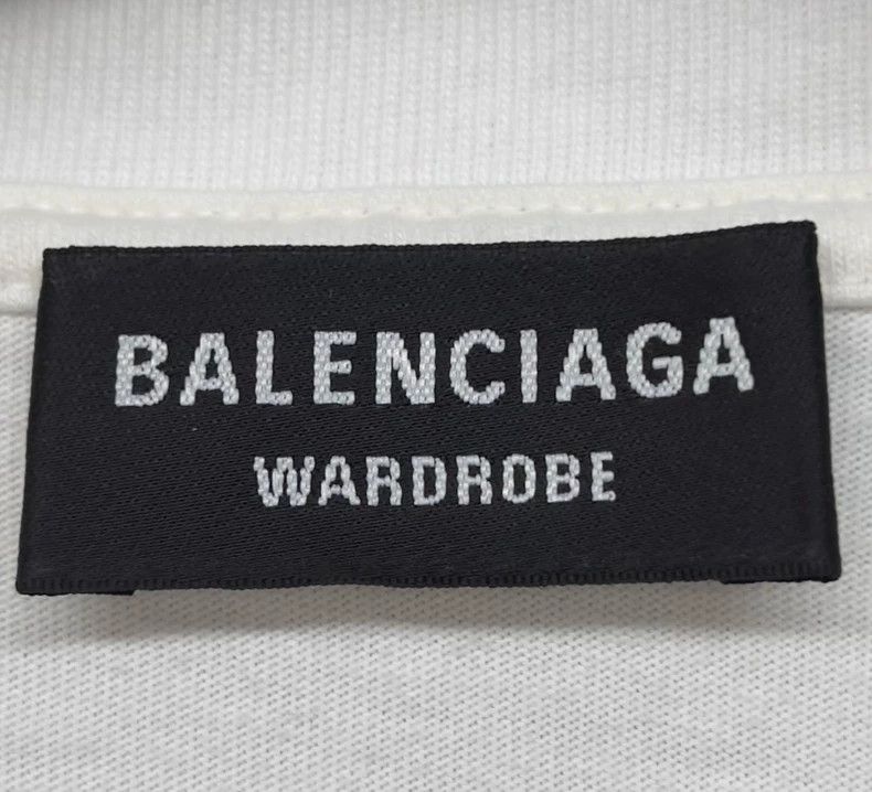 Balenciaga Balenciaga Rolled Embroidered Logo Short Sleeve Vest Size US S / EU 44-46 / 1 - 3 Thumbnail