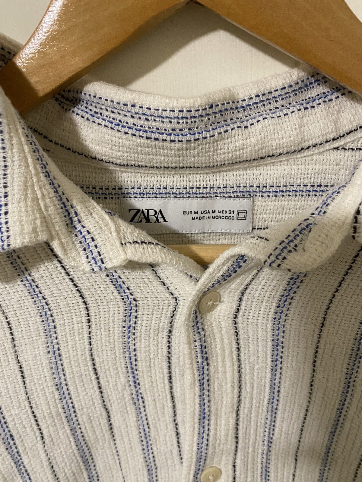 Zara Zara knit striped button up Size US M / EU 48-50 / 2 - 3 Thumbnail
