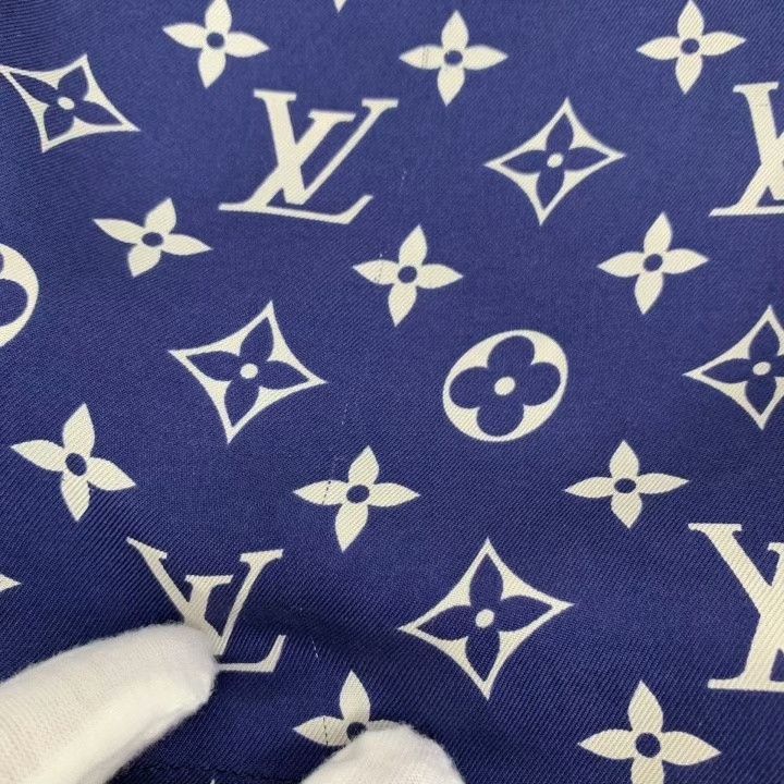 Louis Vuitton Louis Vuitton Blue Monogram Print Shorts Size US 36 / EU 52 - 9 Thumbnail
