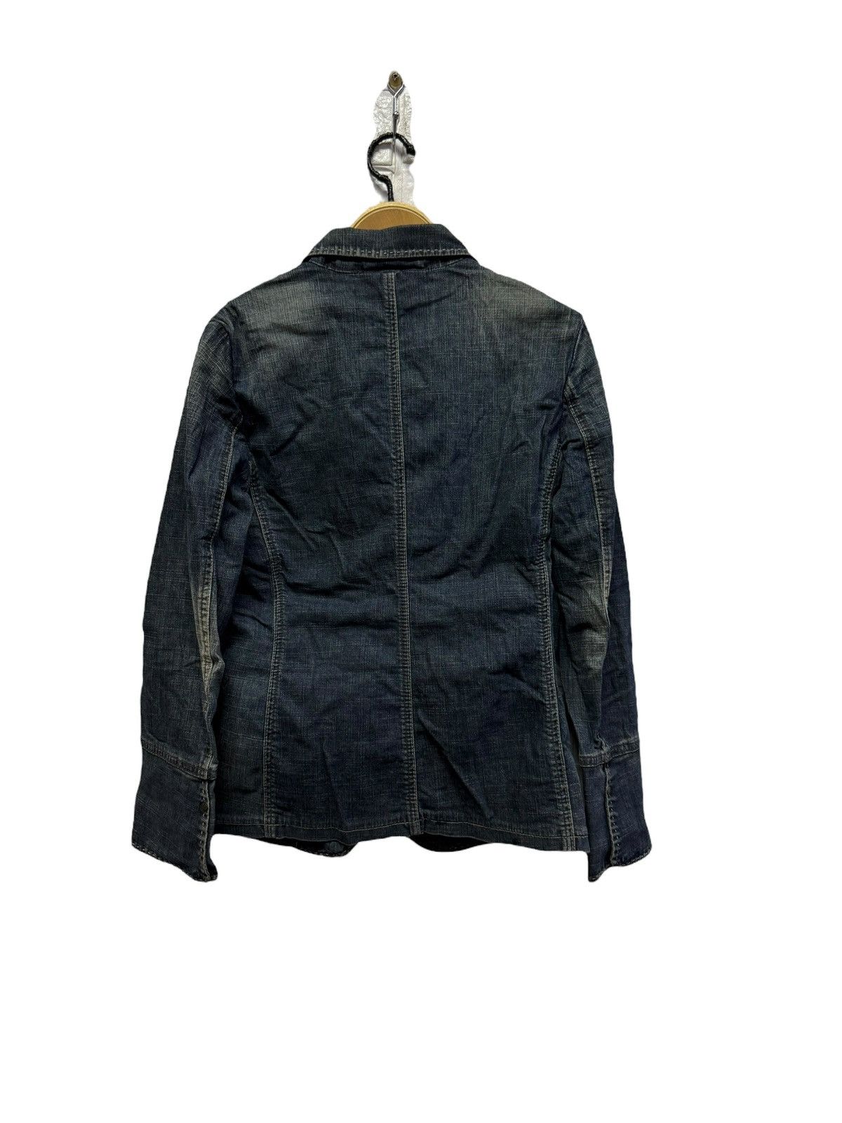 Marithe + Francois Girbaud Vintage Marithe Francois Girbaud Denim Jacket Size S / US 4 / IT 40 - 7 Thumbnail