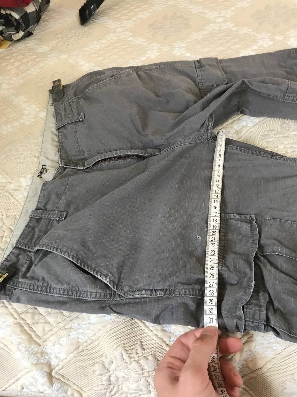 Carhartt 🔥 Vintage Carhartt Cargo Aviation Pants Work Y2K Denim Jeans Size US 32 / EU 48 - 11 Thumbnail