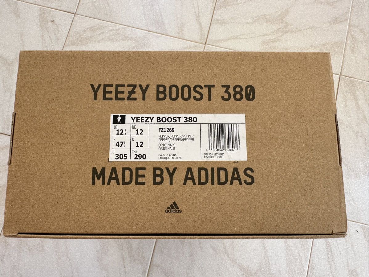 Yeezy YEEZY BOOST 380 ADULTS Pepper Size US 12.5 / EU 45-46 - 3 Thumbnail
