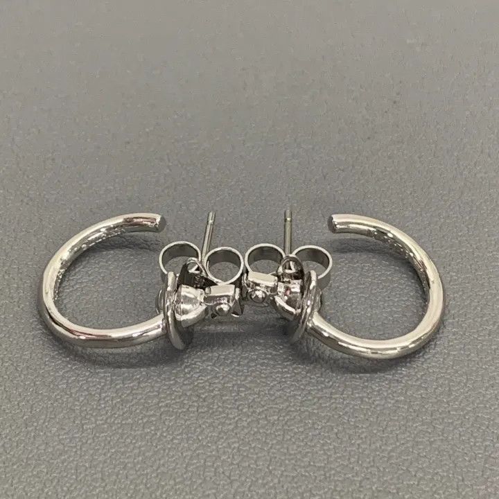 Vivienne Westwood Vivienne Westwood Vera Saturn Logo Earrings 0079 Size ONE SIZE - 1 Thumbnail