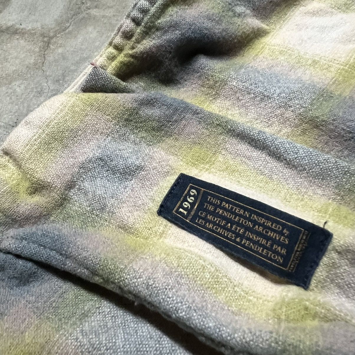 L.L. Bean × Pendleton × The North Face Pendleton Plaid Wool Loop Collar Short-Sleeve Flannel Shirt Size US XL / EU 56 / 4 - 10 Thumbnail
