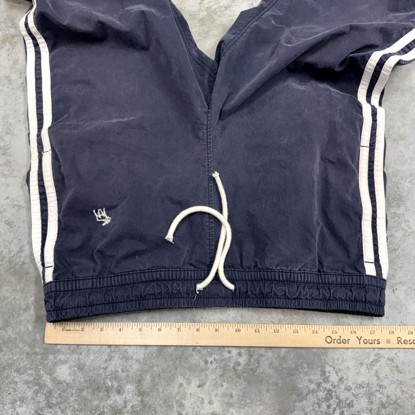 Abercrombie & Fitch Abercrombie & Fitch Pants Mens M Navy Side Stripe Drawstring Track Size US 31 - 7 Thumbnail