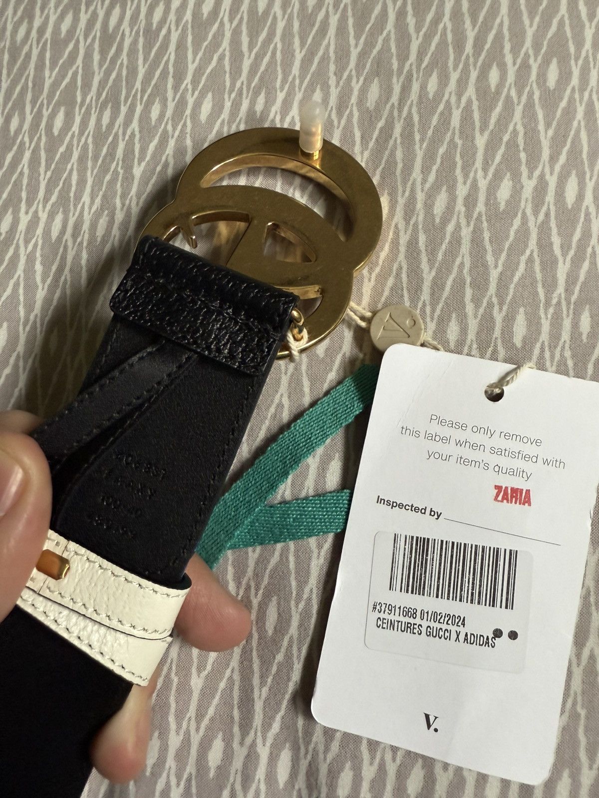 Adidas × Gucci HOLY GRAIL 🏆 - Gucci x Adidas Runway Belt - Supreme Logo GG Size 36 - 9 Thumbnail