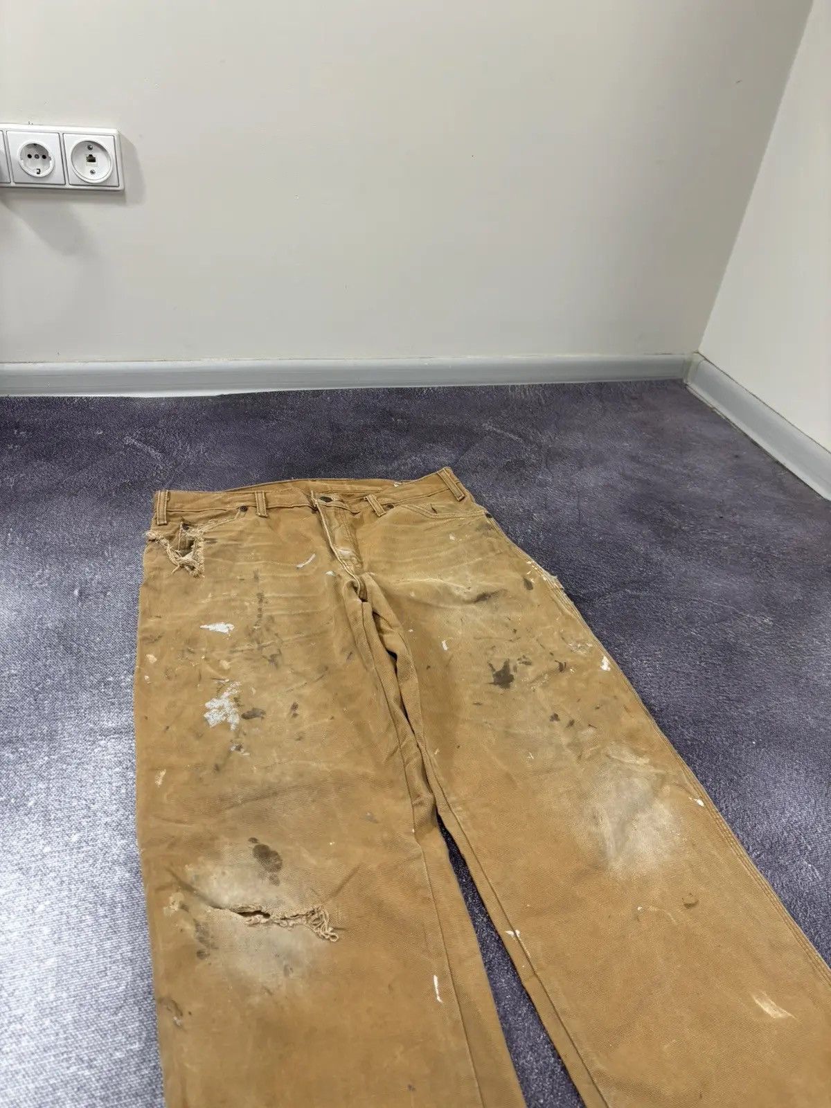 Dickies × Vintage Vintage Dickies American Distressed Work Hype Pants Jeans Size US 33 - 8 Thumbnail