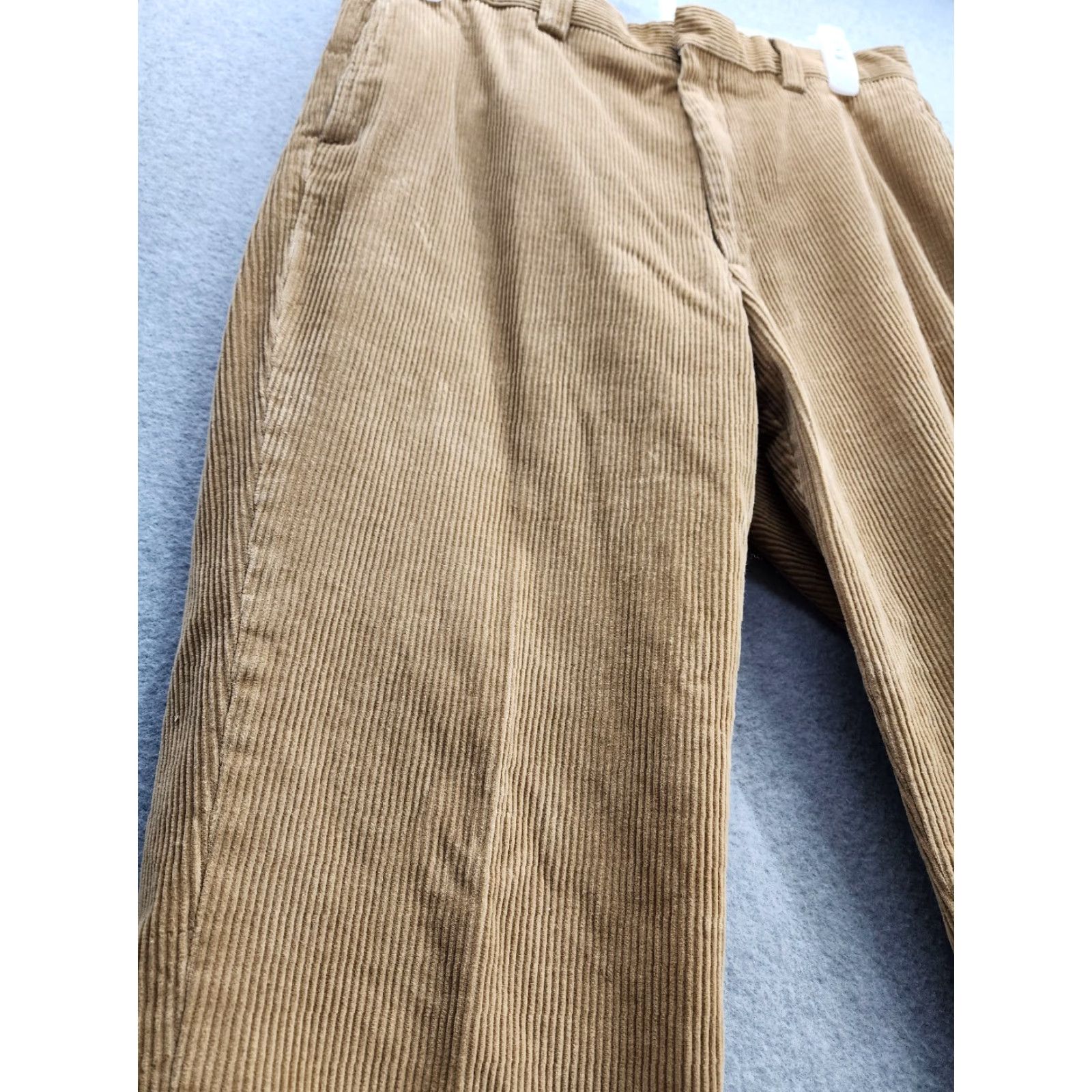 Vintage LL Bean Classic Fit Pants Mens 34 X 28 Corduroy Brown Straight Leg Chino Pockets Seasonal Fall Spring Summer Winter Regular Mens Size US 34 / EU 50 - 3 Thumbnail