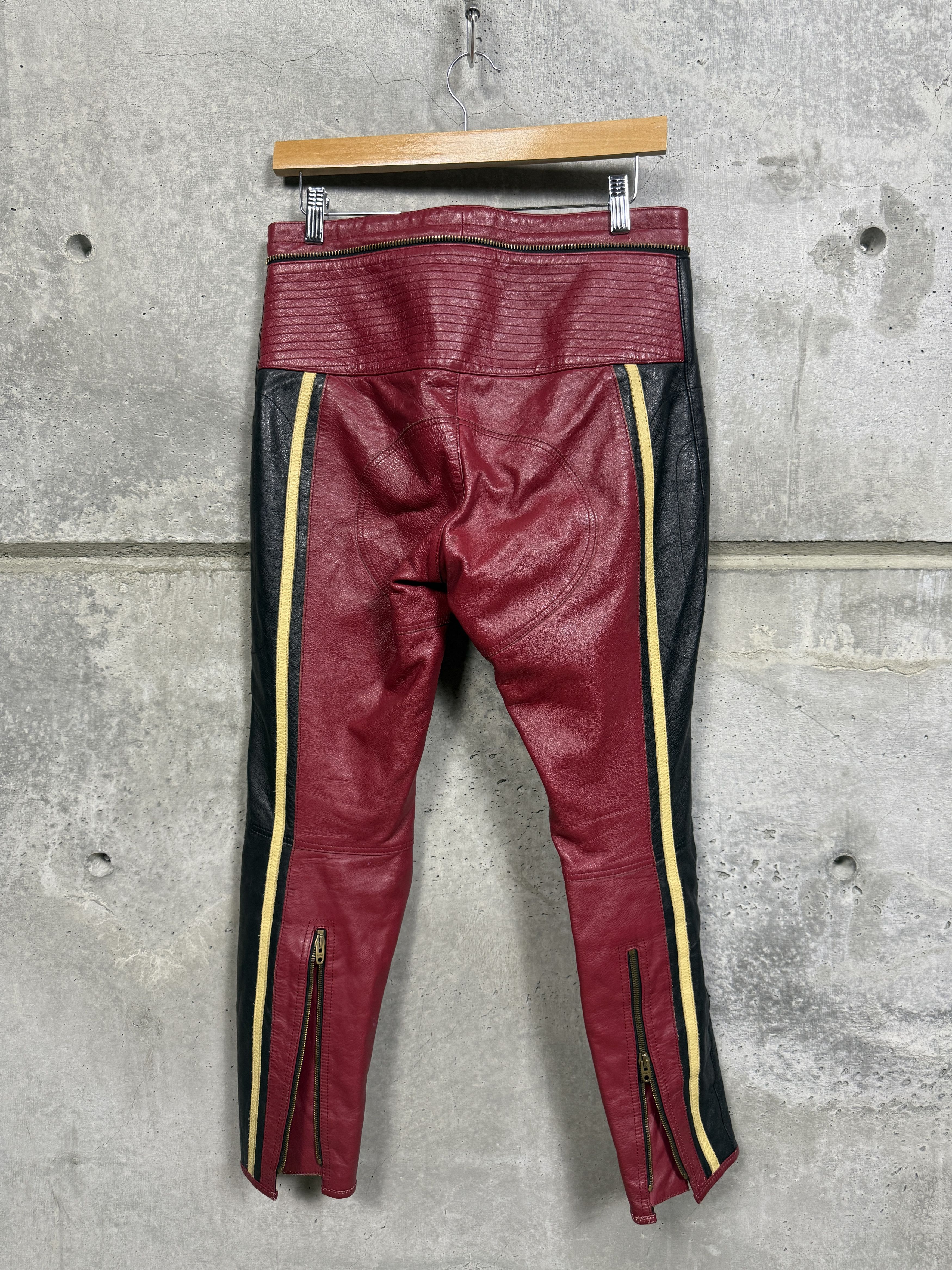 Chloe $2995 Chloe FW16 Leather Moto Pants Size 25" / US 0 / IT 36 - 2 Thumbnail