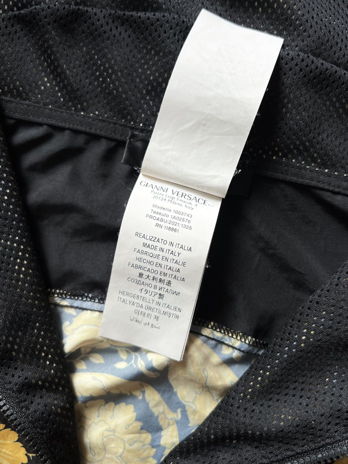 Versace Versace Barocco Windbreaker Jacket Size US XL / EU 56 / 4 - 10 Thumbnail