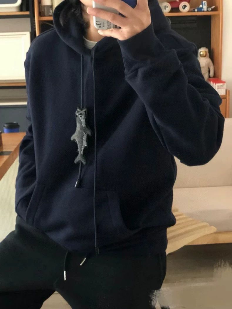 Louis Vuitton LV navy blue beaded sweatshirt - dmc Size US M / EU 48-50 / 2 - 1 Thumbnail