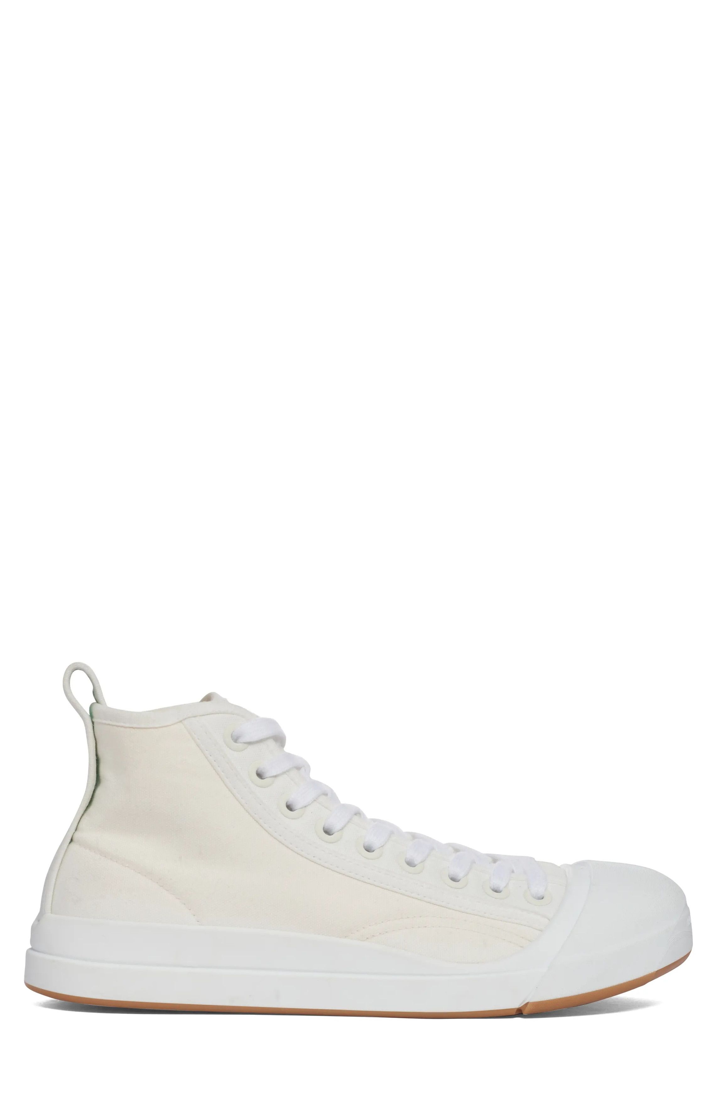 Bottega Veneta o1s1rm0925 Vulcan Leather Sneakers in White Size US 12 / EU 45 - 1 Thumbnail