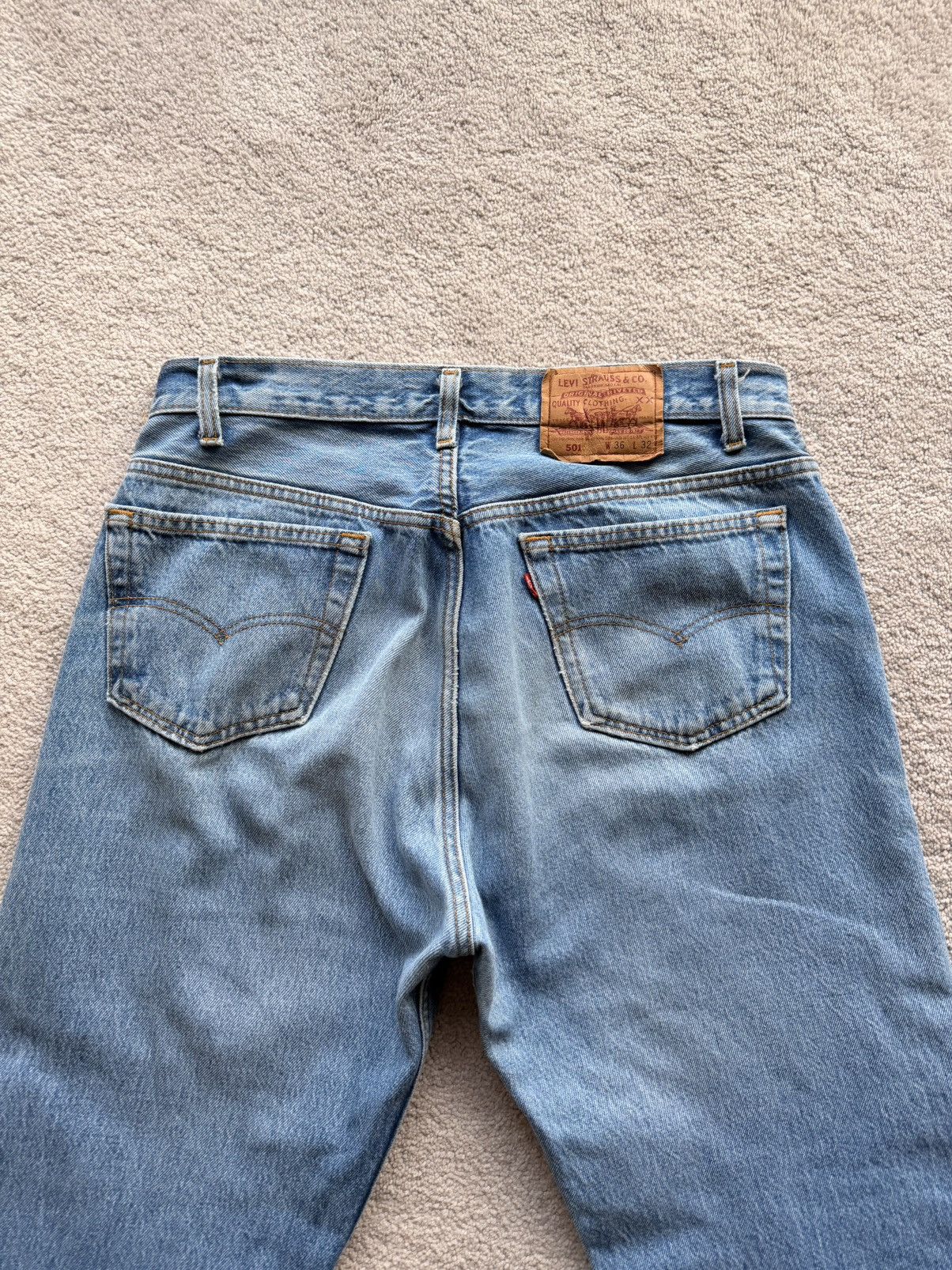 Levi's Vintage Clothing Vintage Levi 501s 36x32 tagged Size US 34 / EU 50 - 6 Thumbnail