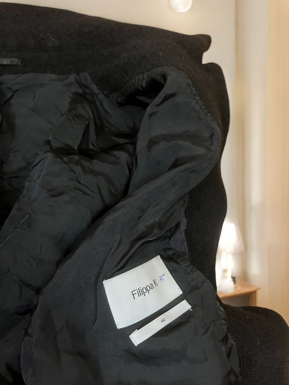 Filippa K Filippa K black woolen pea coat size M Size M / US 6-8 / IT 42-44 - 5 Thumbnail