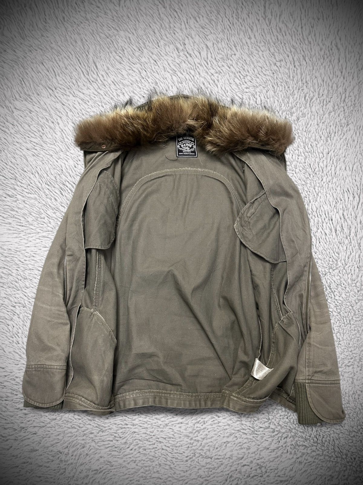 Japanese Brand 💥rare💥 maison gilly faux fur military lgb x goa jacket Size US M / EU 48-50 / 2 - 4 Thumbnail