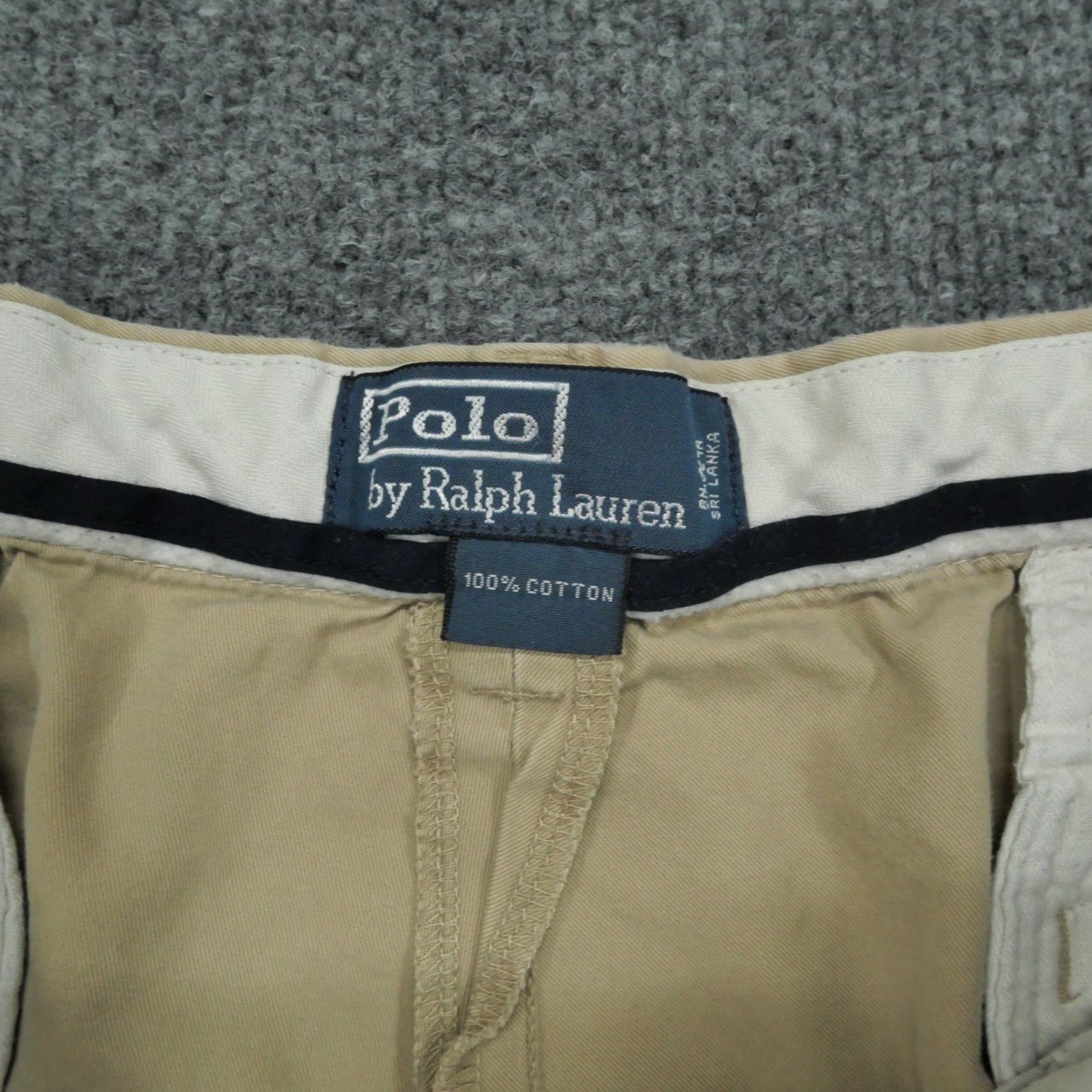 Polo Ralph Lauren VINTAGE Polo Ralph Lauren Shorts Mens 38 Tan Chino Cotton 90s Size US M / EU 48-50 / 2 - 6 Thumbnail