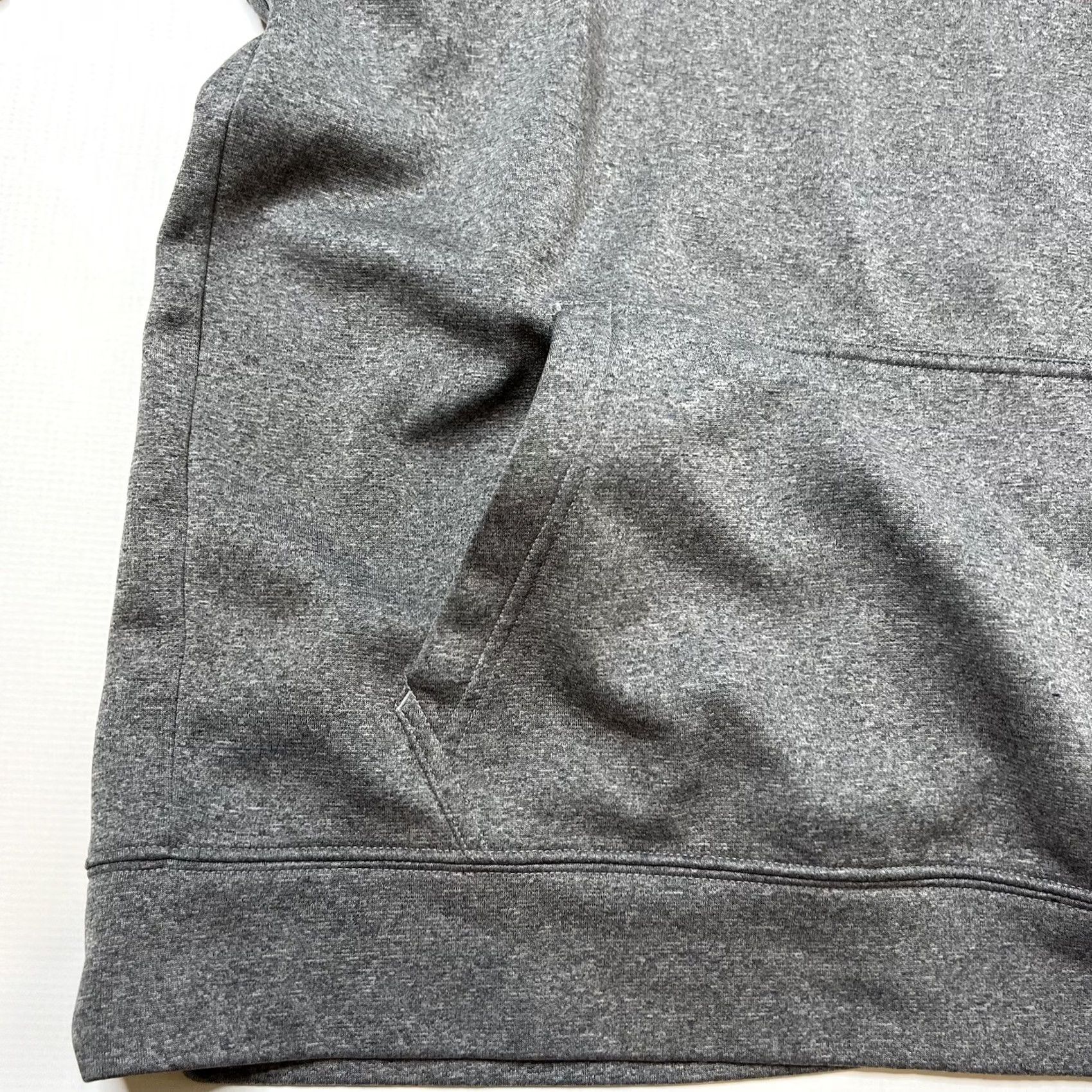The North Face The North Face Mens Small Heathered Gray Red Pullover Hoodie Spellout Big Logo Hoodie Mens Small Gray Red Size US S / EU 44-46 / 1 - 4 Thumbnail