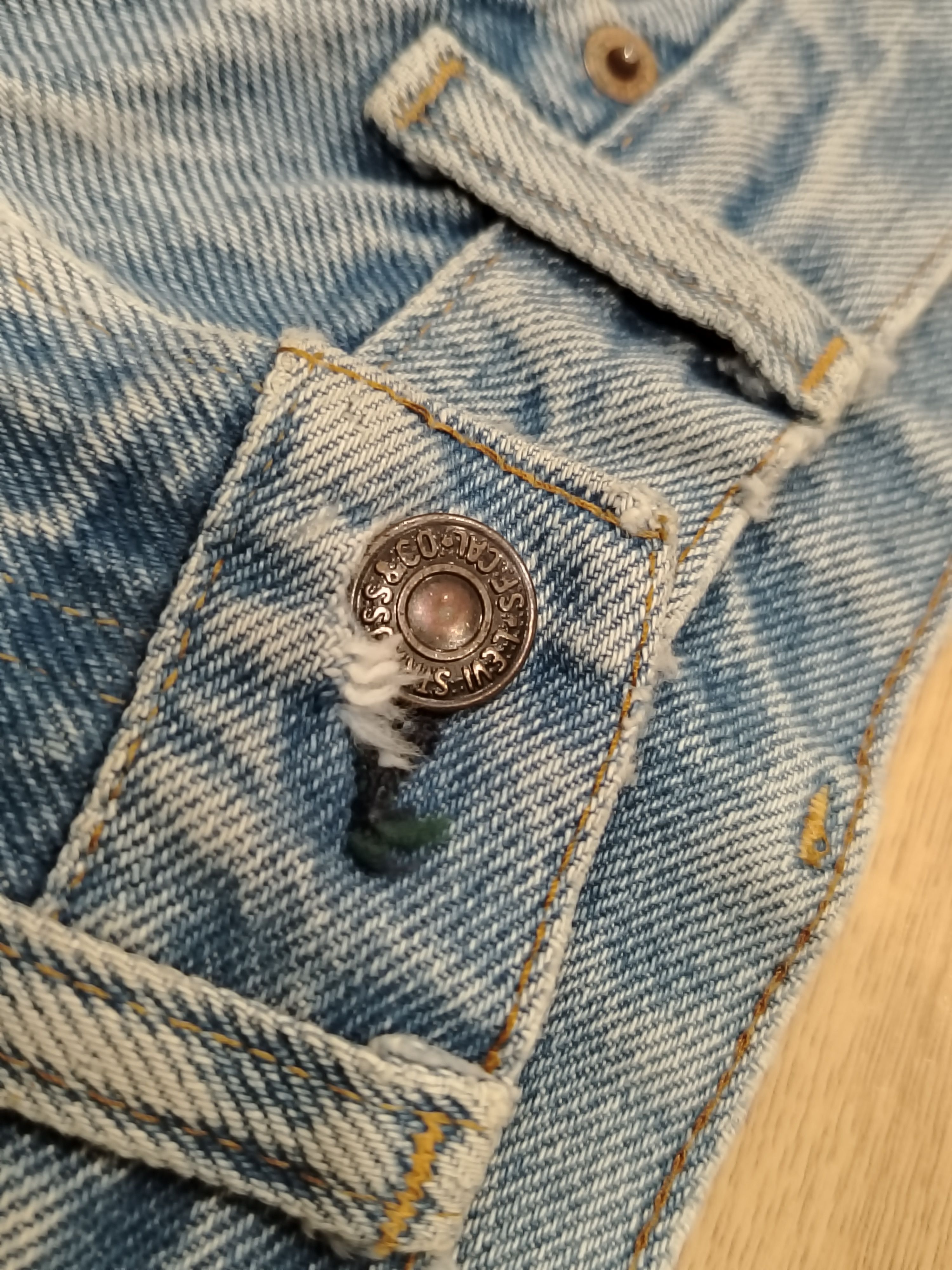 Levi's Levis 517 Jeans Flare Bootcut Button 2 Talon Size US 33 - 8 Thumbnail