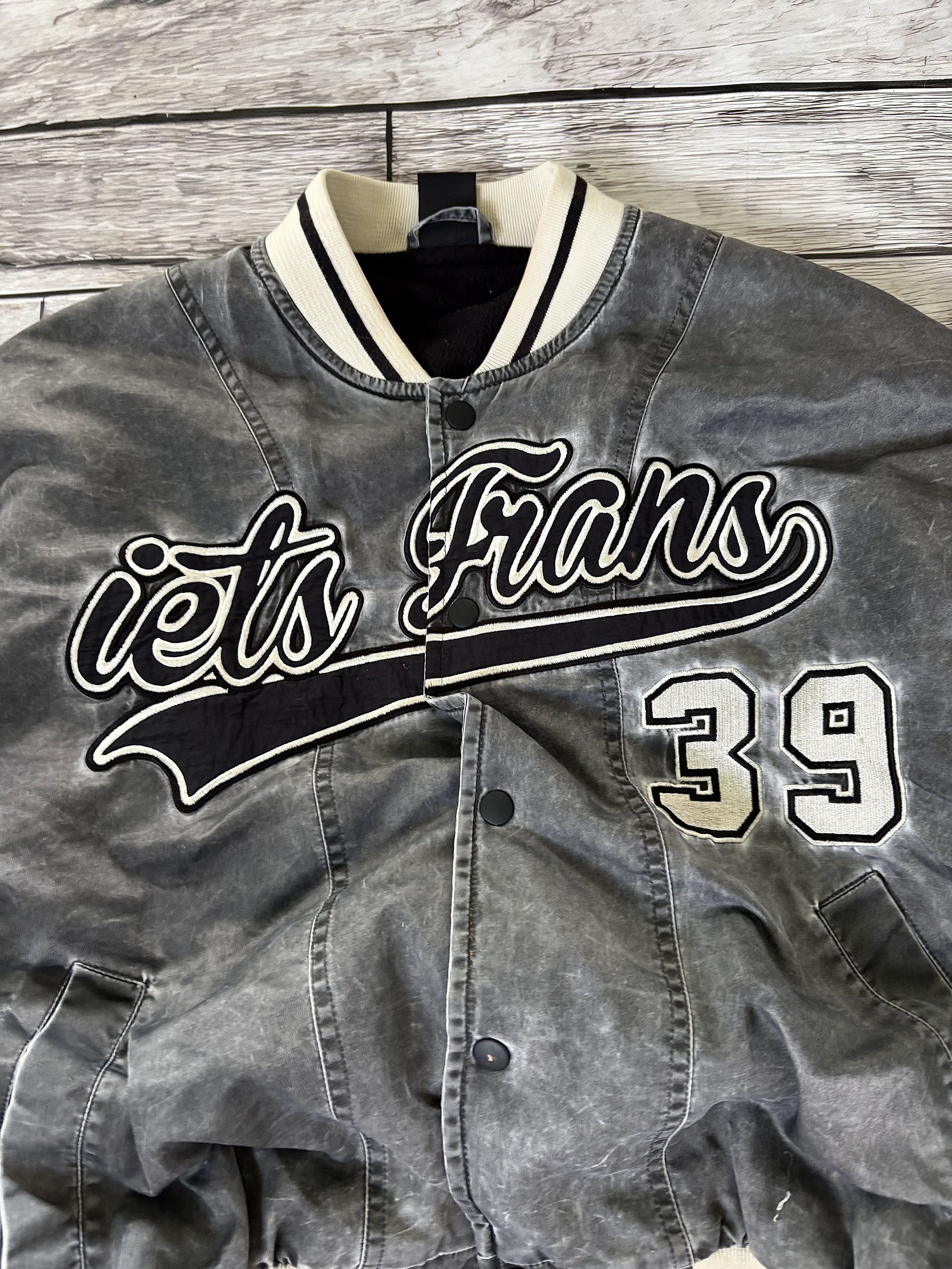 Hysteric Glamour × Japanese Brand VTG Washed Raf Simons Style College Cropped Bomber Jacket Size US S / EU 44-46 / 1 - 4 Thumbnail