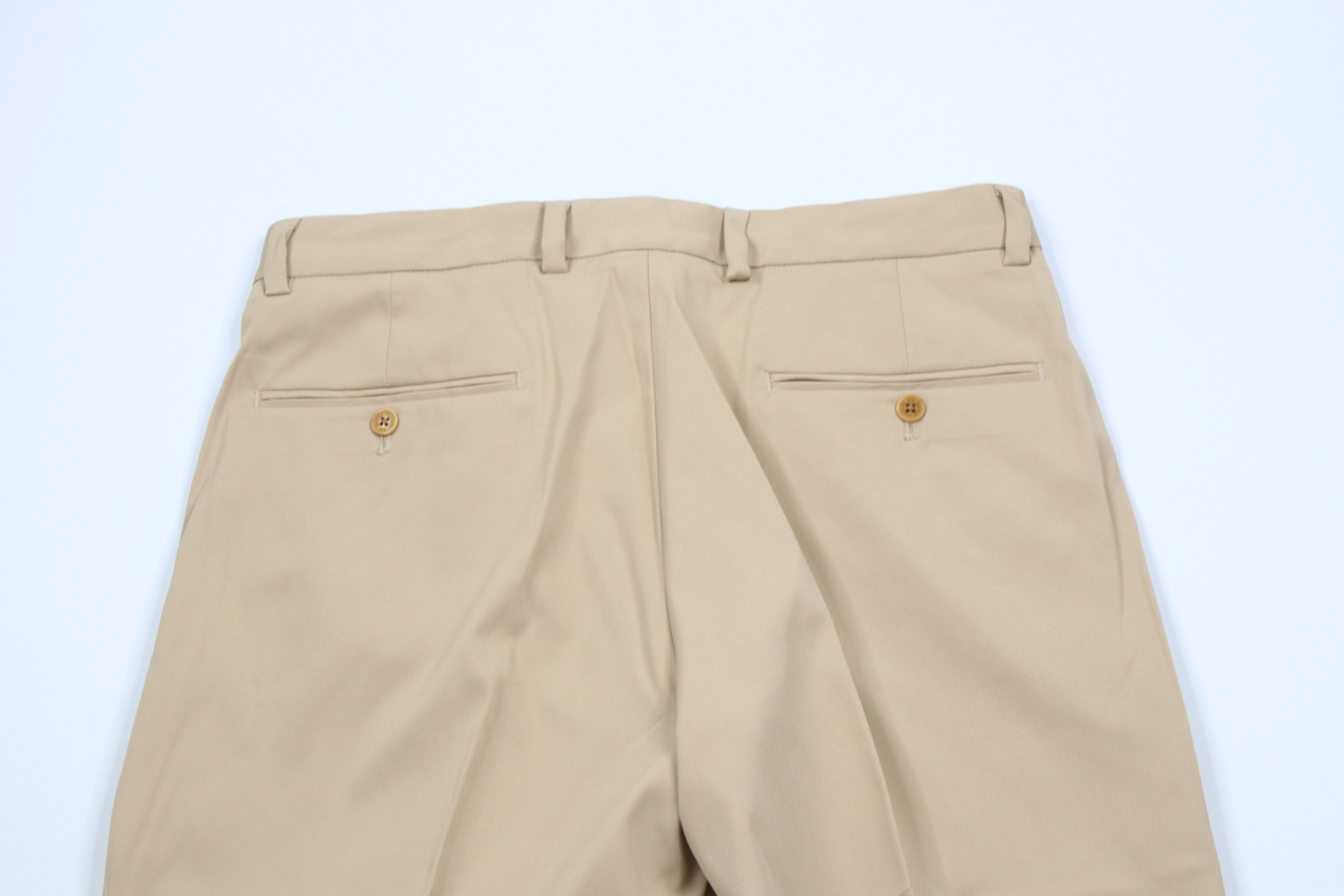 Brooks Brothers × Vintage Brooks Brothers Lightweight Flat Front Chino Pants Trousers Size US 32 / EU 48 - 11 Thumbnail