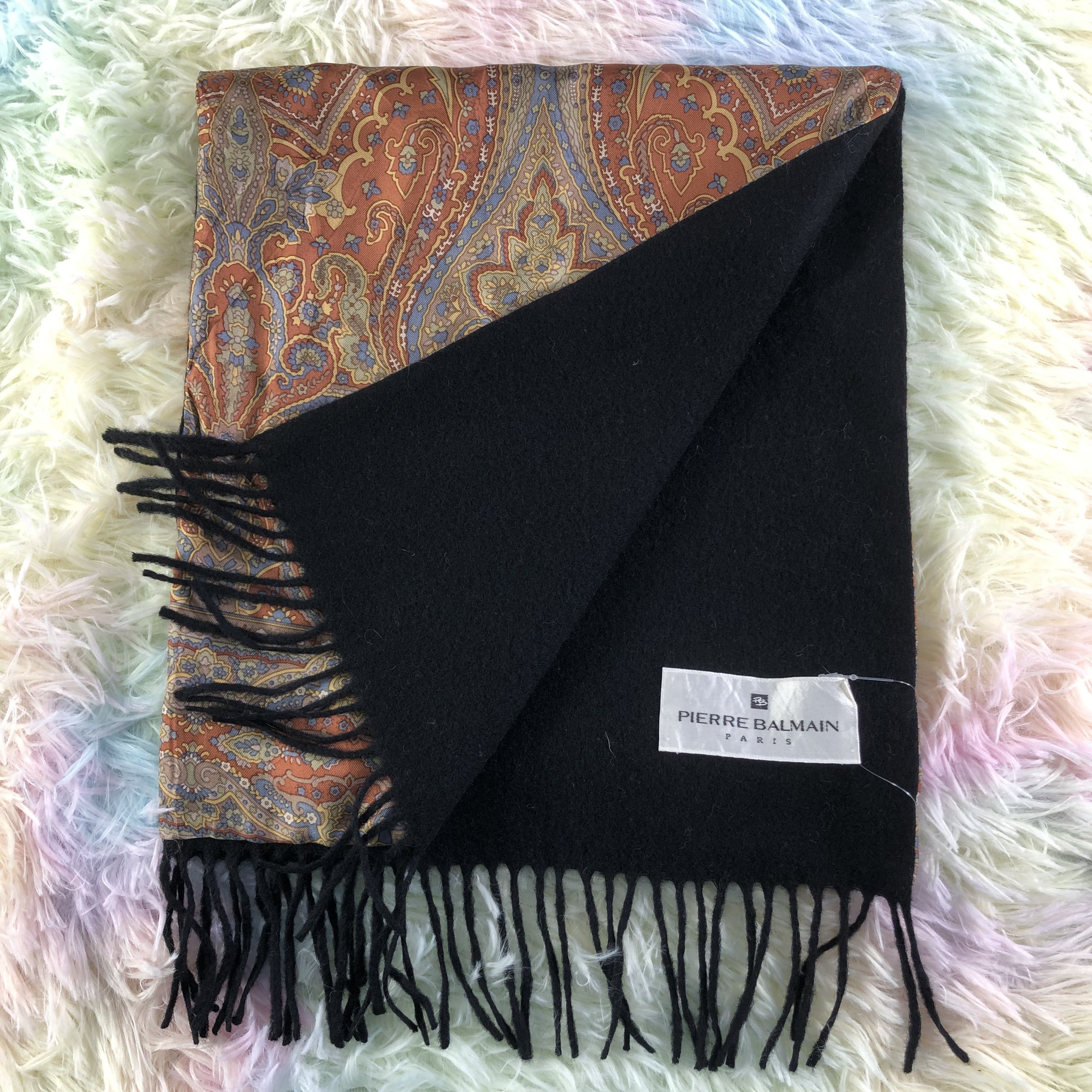 Vintage Pierre Balmain Scarf / Muffler / Neckwear - KM237 Size ONE SIZE - 4 Thumbnail