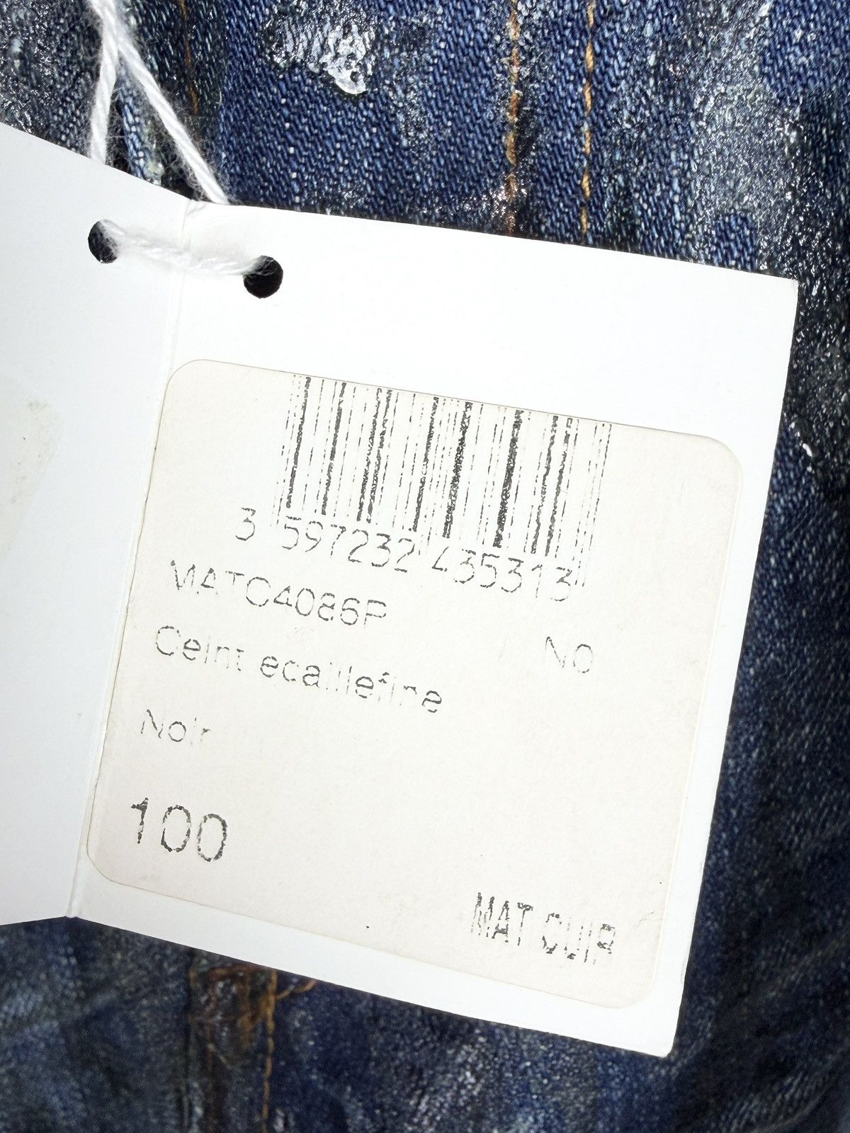 Dior × Hedi Slimane SS03 Dior Homme Follow Me Runway Leather Scale Belt Hedi Size ONE SIZE - 3 Thumbnail