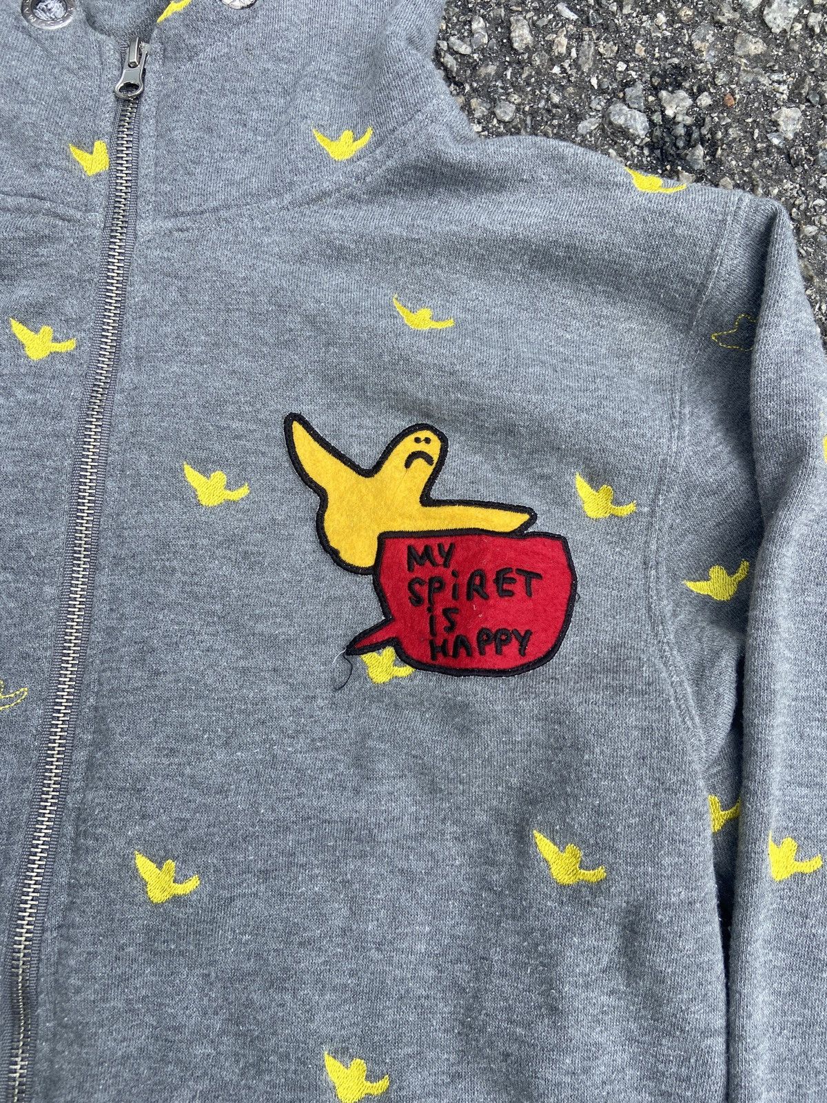 Japanese Brand × Vintage Mark Gonzales Polkadot Hoodie Size US M / EU 48-50 / 2 - 3 Thumbnail