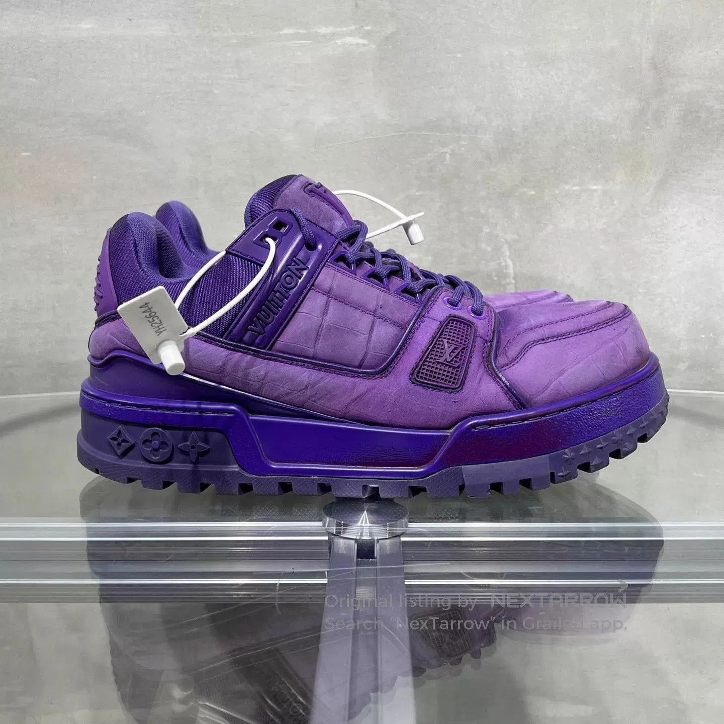 Louis Vuitton Purple High-Top Sneakers Size 7.5. Size US 7.5 / EU 40-41 - 4 Thumbnail