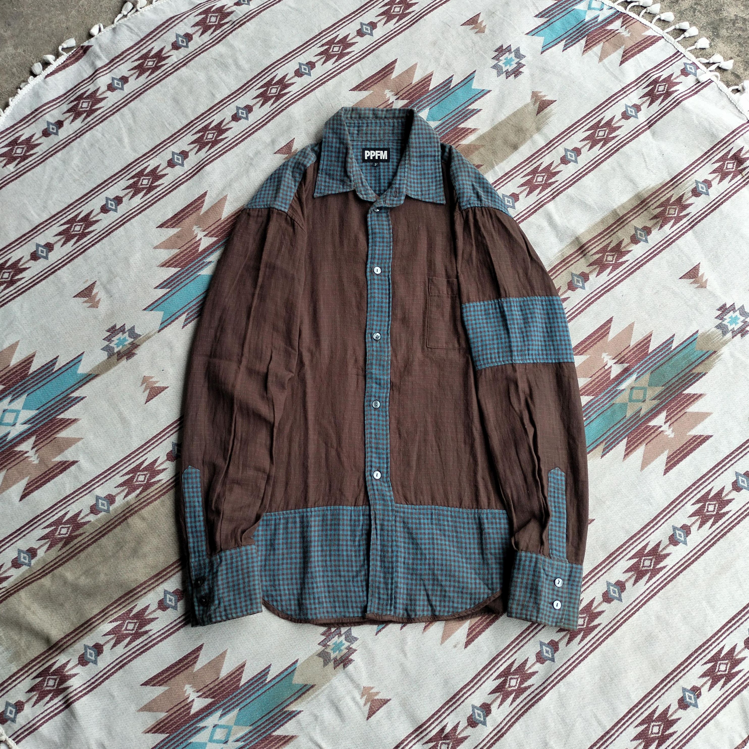 PPFM 2000s PPFM hybrid pladi basic Ls shirt Size US S / EU 44-46 / 1 - 1 Thumbnail