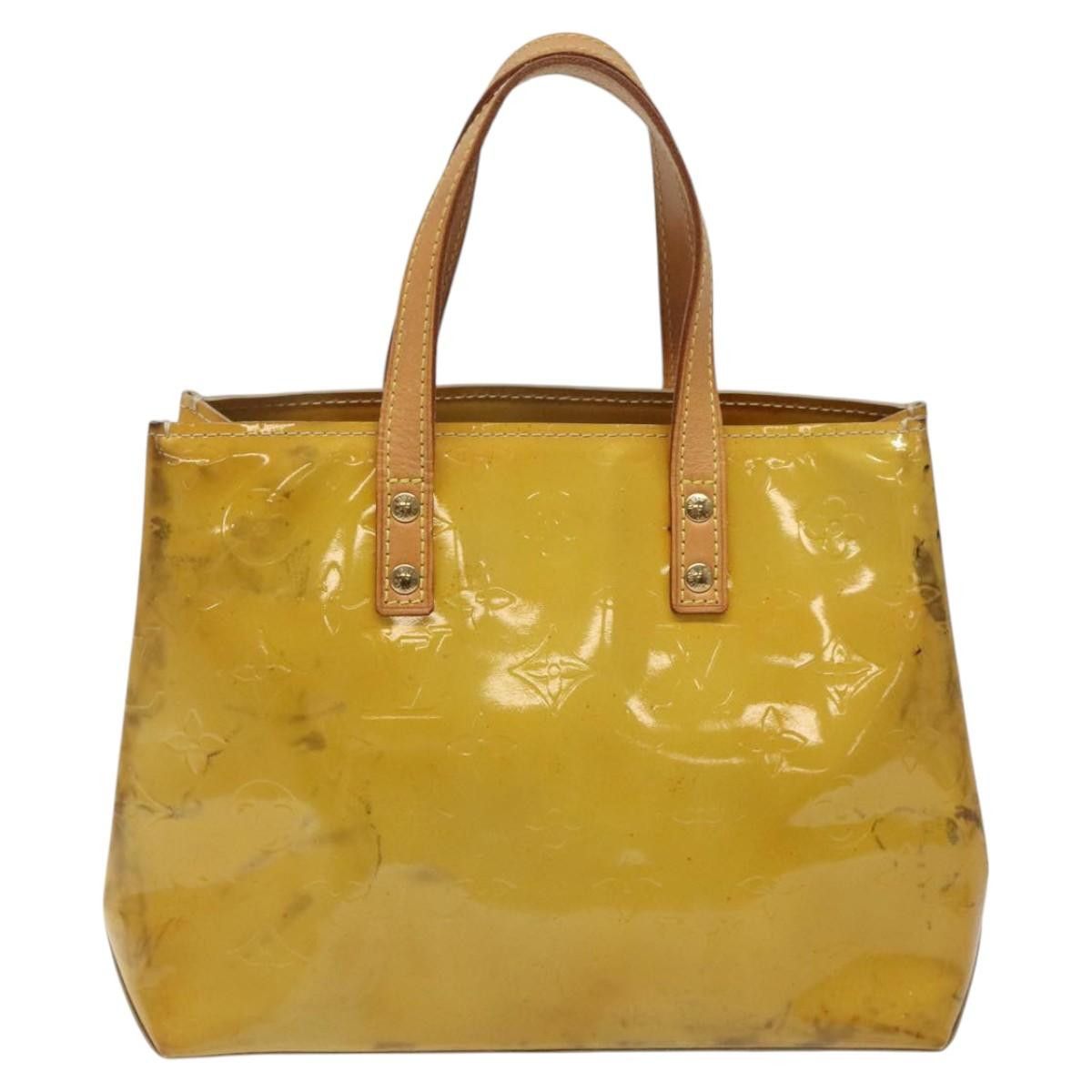 Louis Vuitton LOUIS VUITTON Monogram Vernis Reade PM Hand Bag Beige M91334 Size ONE SIZE - 3 Thumbnail