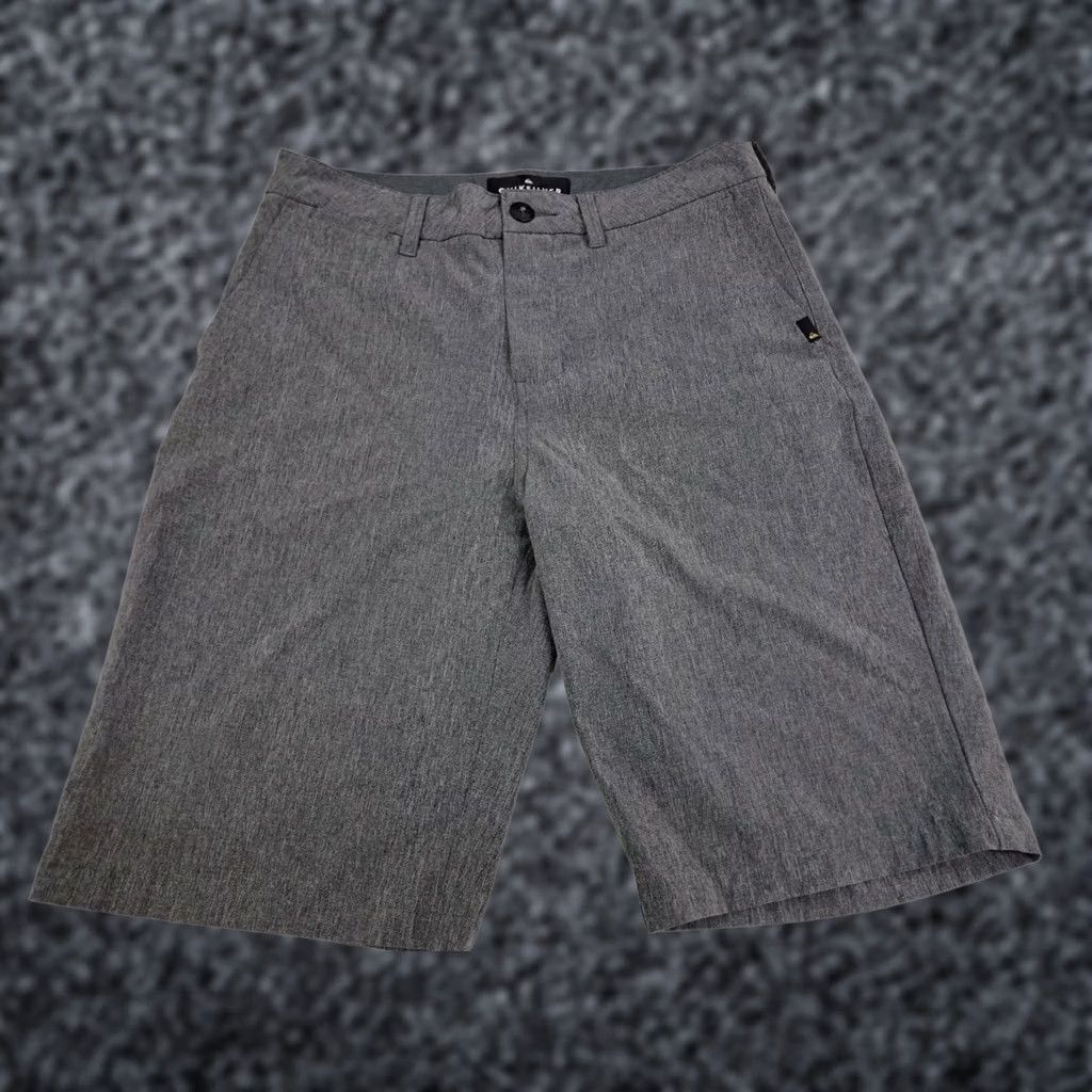 Quiksilver Quiksilver Board Shorts Mens Dark Grey 30 Regular Quick Dry Stretch Pockets Amphibian Dry Flight Size US 30 / EU 46 - 1 Thumbnail