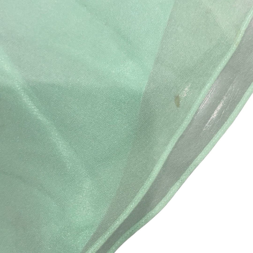 Bcbgmaxazria Green Chiffon Silk Evening Mini Strapless Dress SZ 6 Prom Size M / US 6-8 / IT 42-44 - 7 Thumbnail