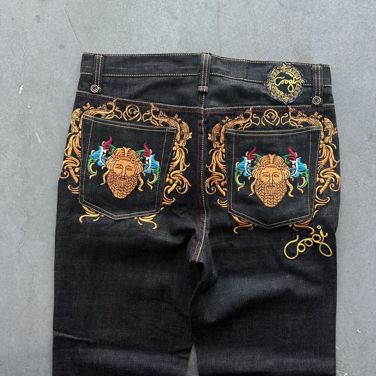 Archival Clothing × Coogi × Vintage Crazy Y2K Baggy Embroidered 